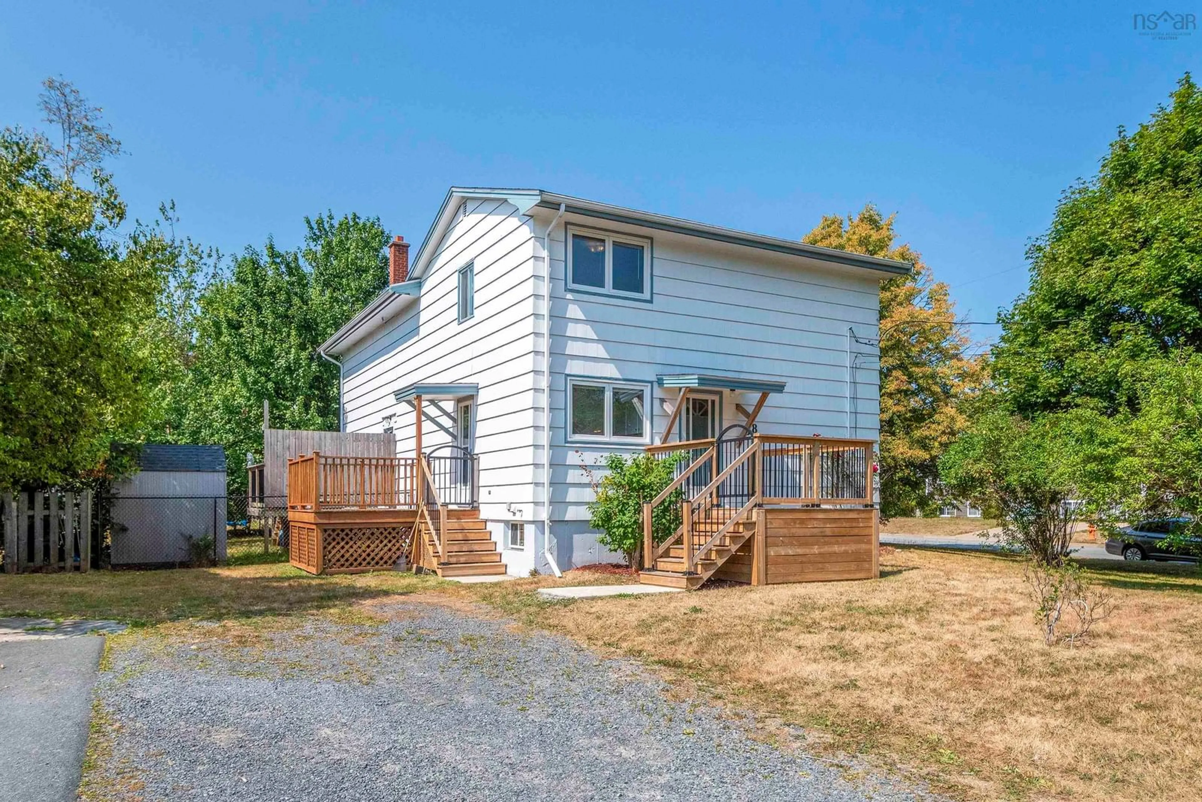 Home with vinyl exterior material, street for 58 Kingfisher Cres, Halifax Nova Scotia B3M 3B3