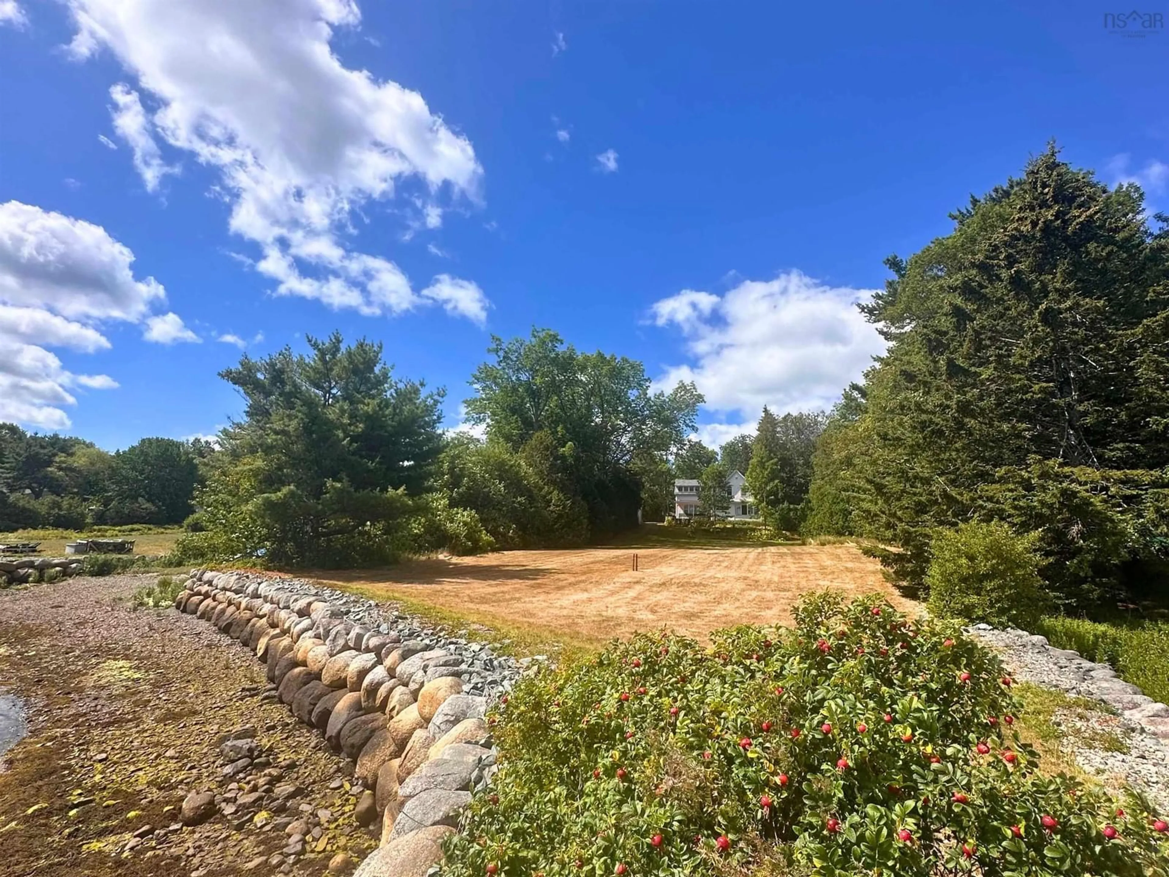 A pic from outside/outdoor area/front of a property/back of a property/a pic from drone, forest/trees view for 1311 Highway 331, Pleasantville Nova Scotia B0R 1G0