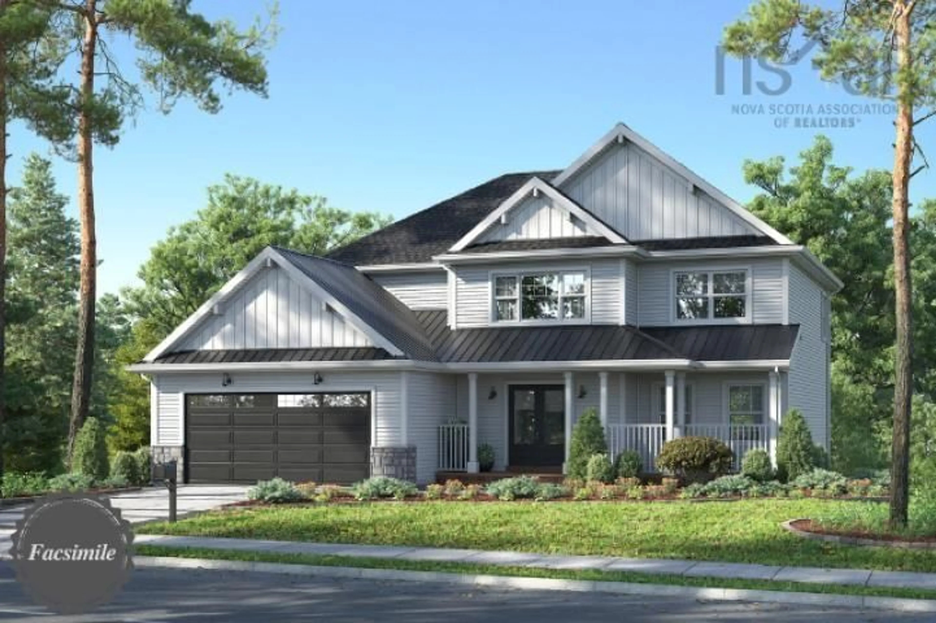 Home with vinyl exterior material, street for 199 Orchid Crt #Lot 5032, Middle Sackville Nova Scotia B4E 0X2
