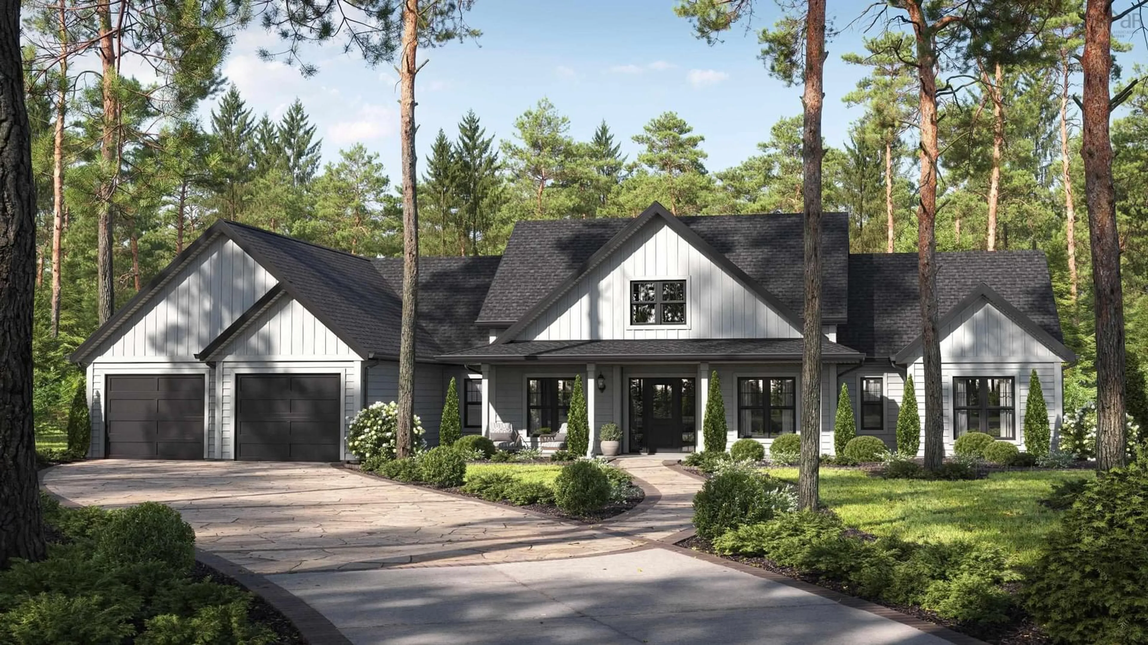 Home with brick exterior material, street for 141 Orchid Crt #Lot 5036, Middle Sackville Nova Scotia B4E 0X2