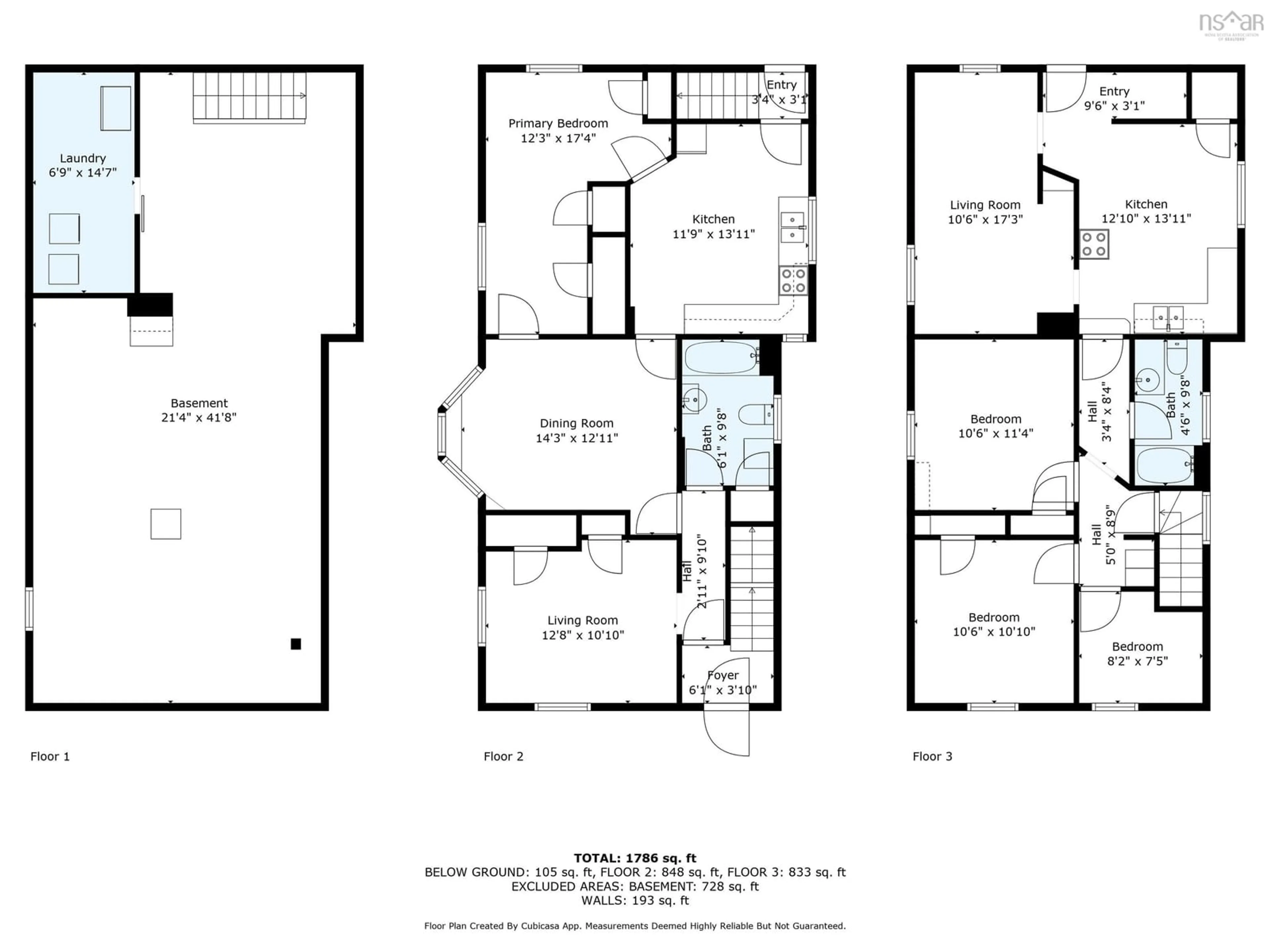 Floor plan for 183 Arthur St, Truro Nova Scotia B2N 1Y3