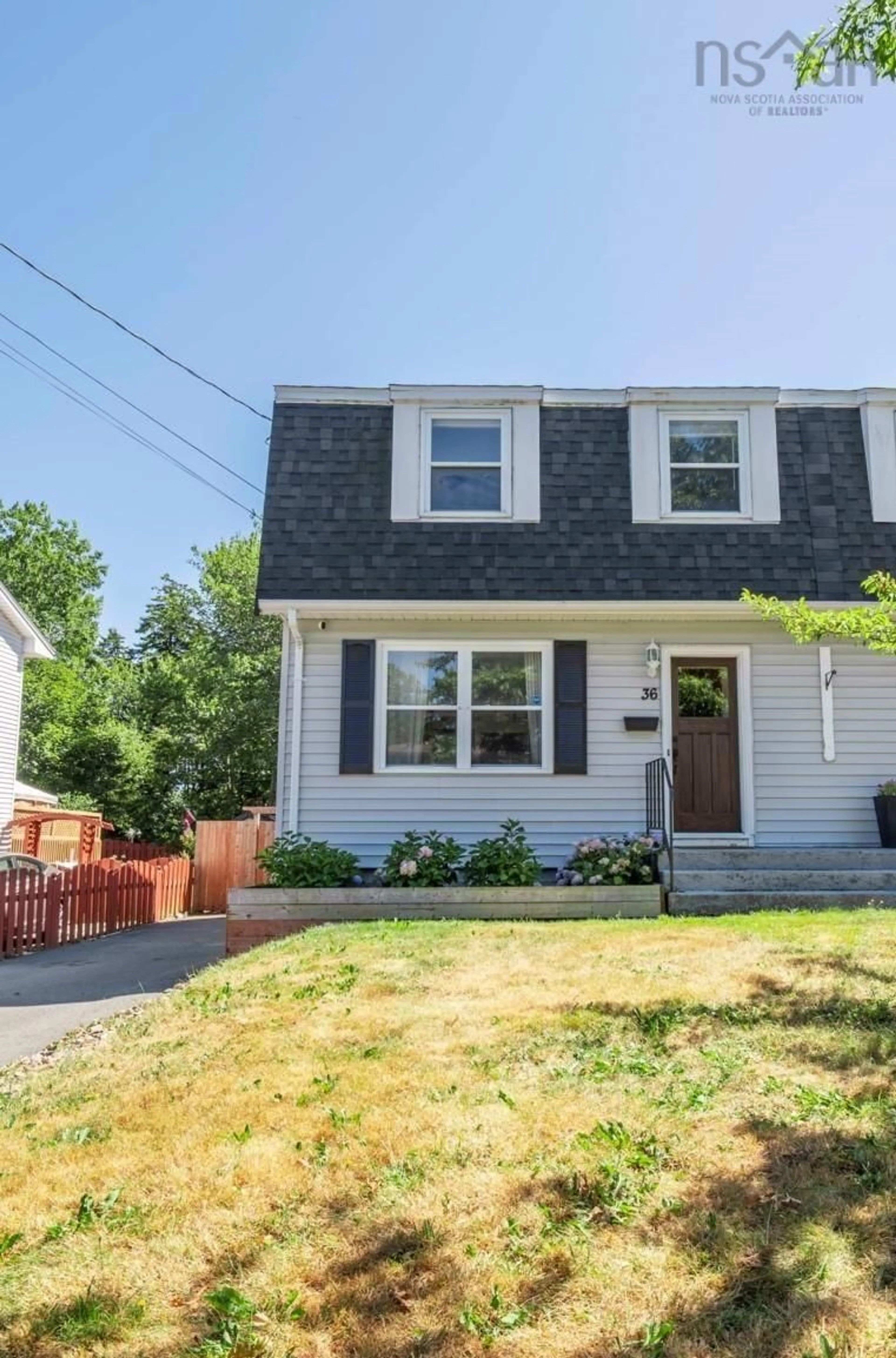 Home with vinyl exterior material, street for 36 Meadowlark Cres, Halifax Nova Scotia B3M 1R5