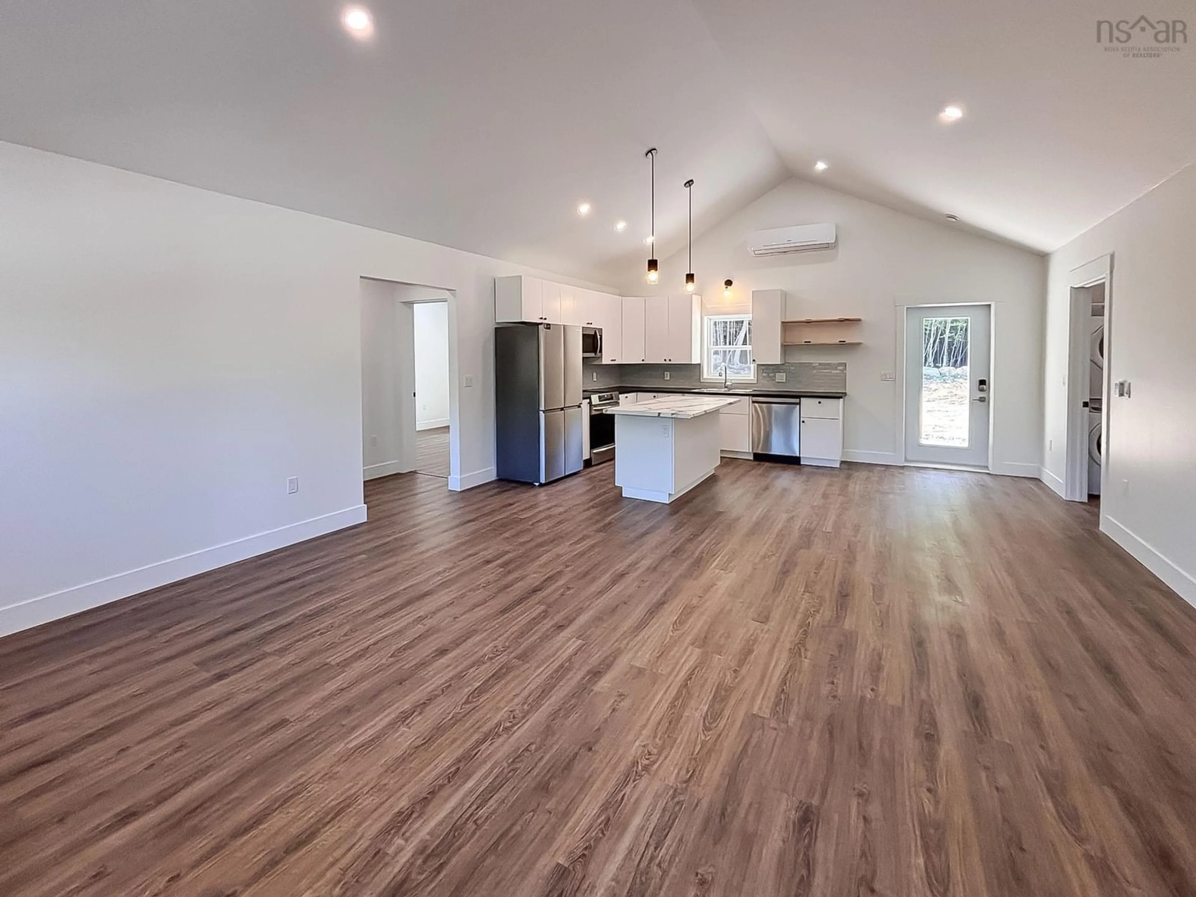 Open concept kitchen, wood/laminate floor for 37 Raspberry Crt, Italy Cross Nova Scotia B4V 0S5