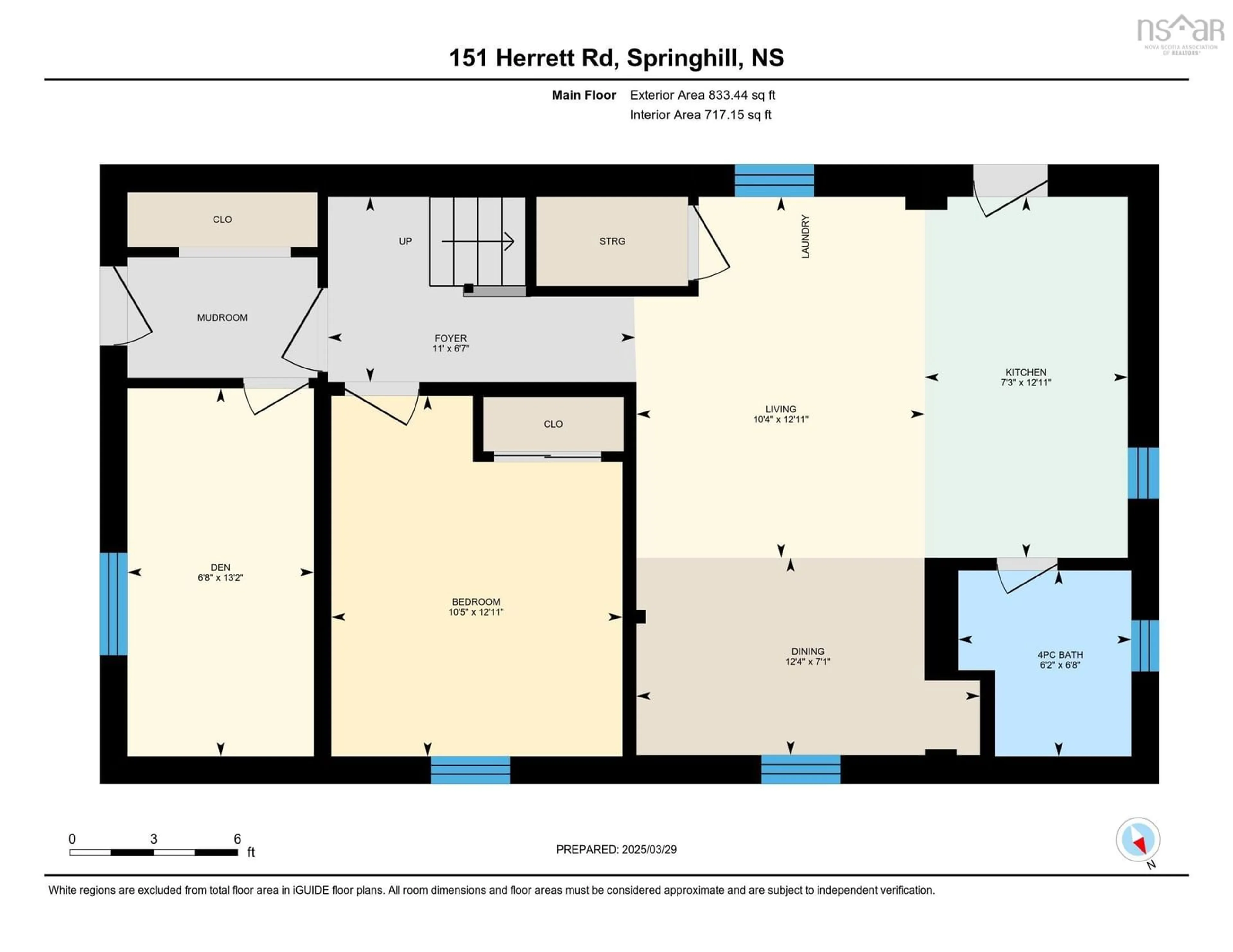 Floor plan for 151 Herrett Rd, Springhill Nova Scotia B0M 1X0