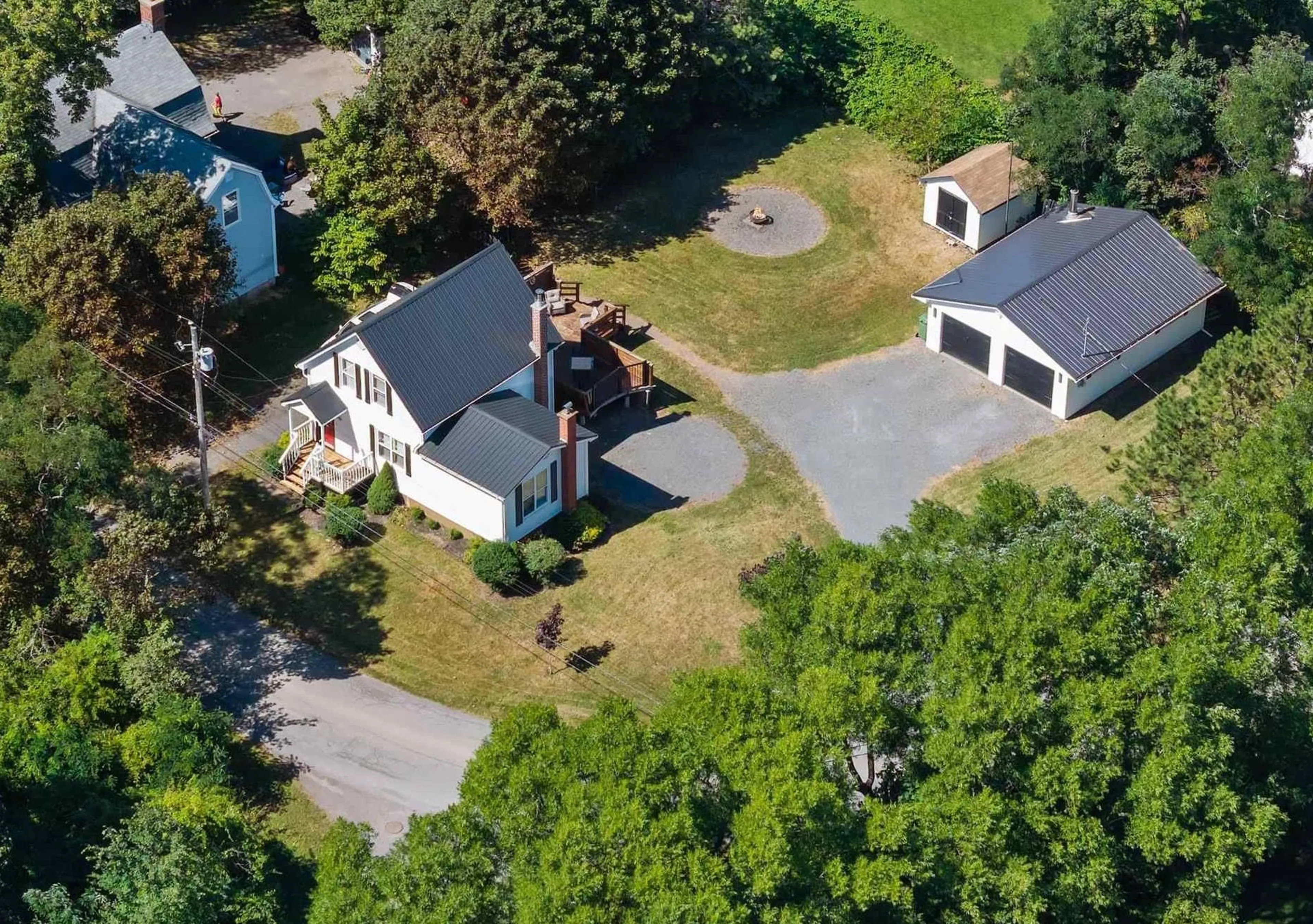 A pic from outside/outdoor area/front of a property/back of a property/a pic from drone, street for 1946 West St, Westville Nova Scotia B0K 2A0