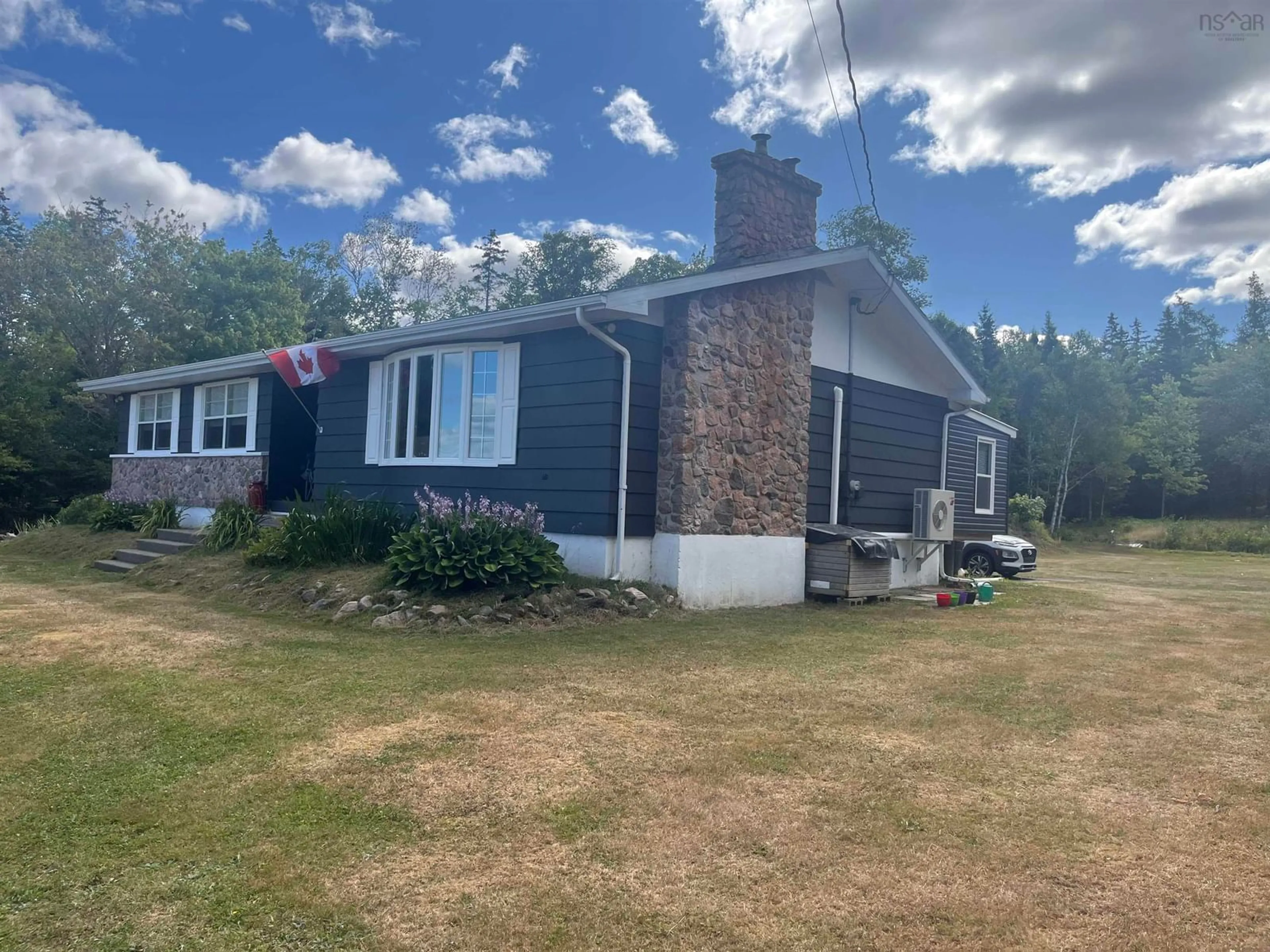 A pic from outside/outdoor area/front of a property/back of a property/a pic from drone, unknown for 274 Trout Brook Rd, Marion Bridge Nova Scotia B1K 2G2