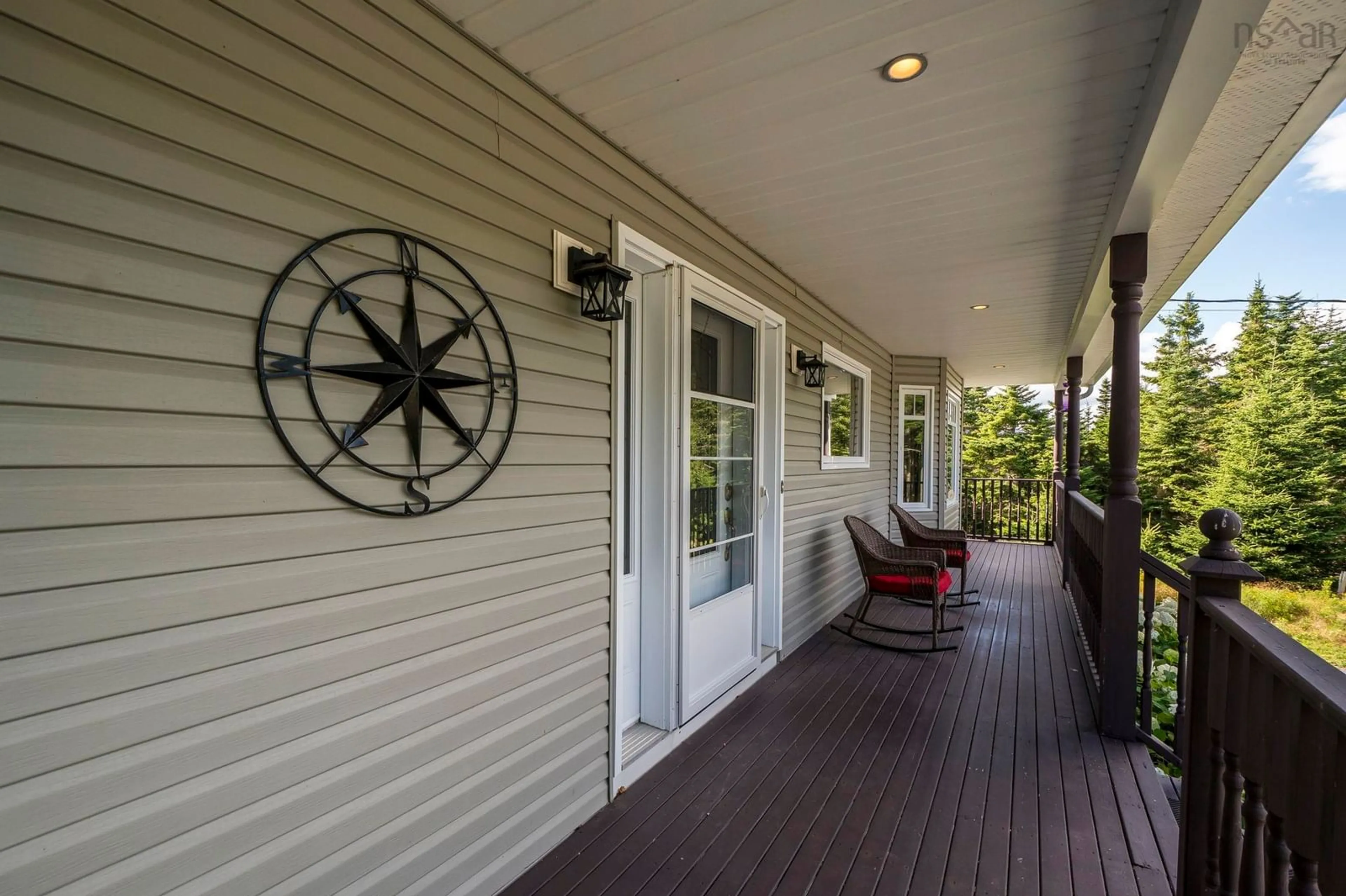 Patio, water/lake/river/ocean view for 284 Leslie Rd, East Lawrencetown Nova Scotia B2Z 1T4