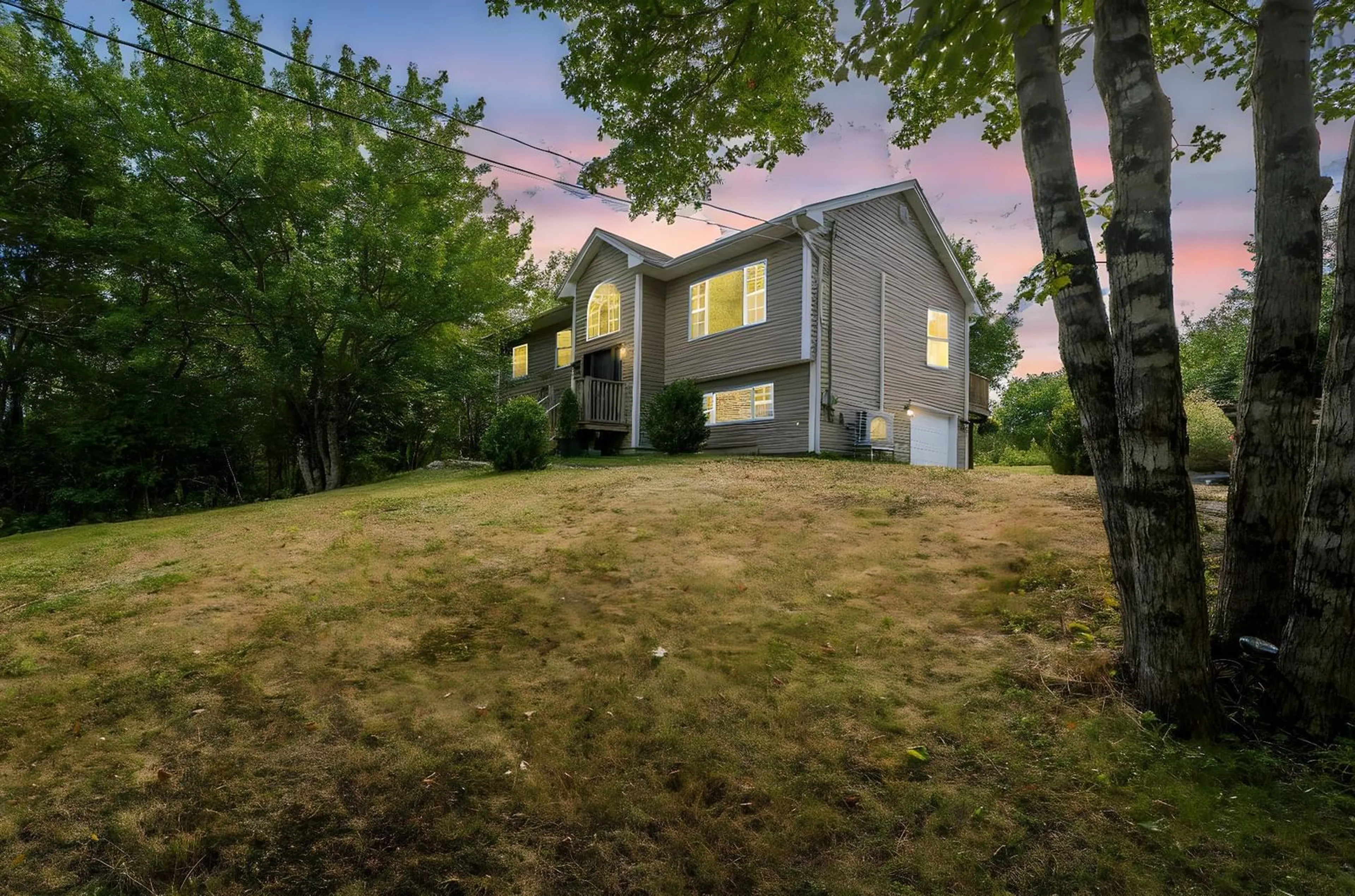 A pic from outside/outdoor area/front of a property/back of a property/a pic from drone, street for 357 Abbey Rd, Stillwater Lake Nova Scotia B3J 1R1