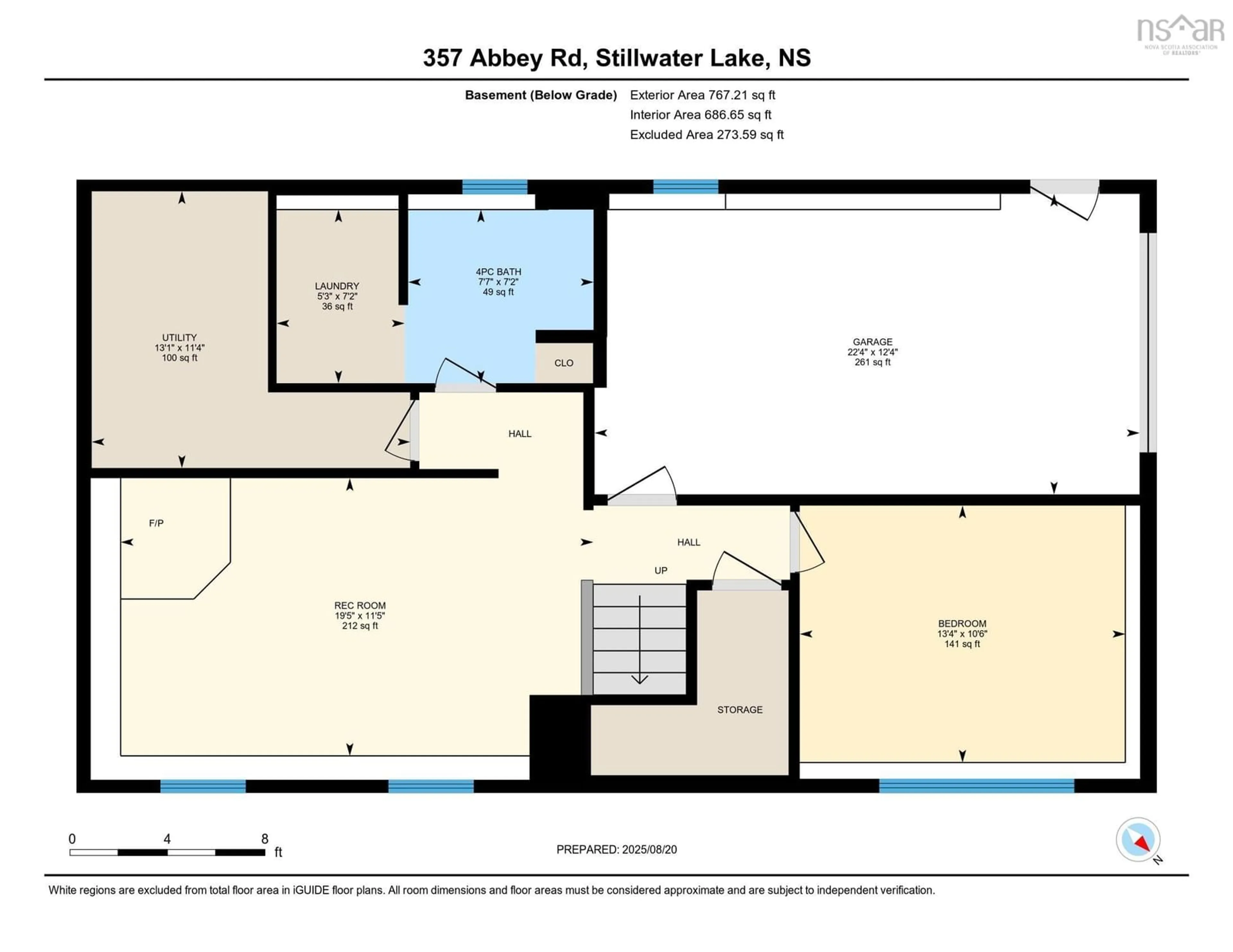 Floor plan for 357 Abbey Rd, Stillwater Lake Nova Scotia B3J 1R1