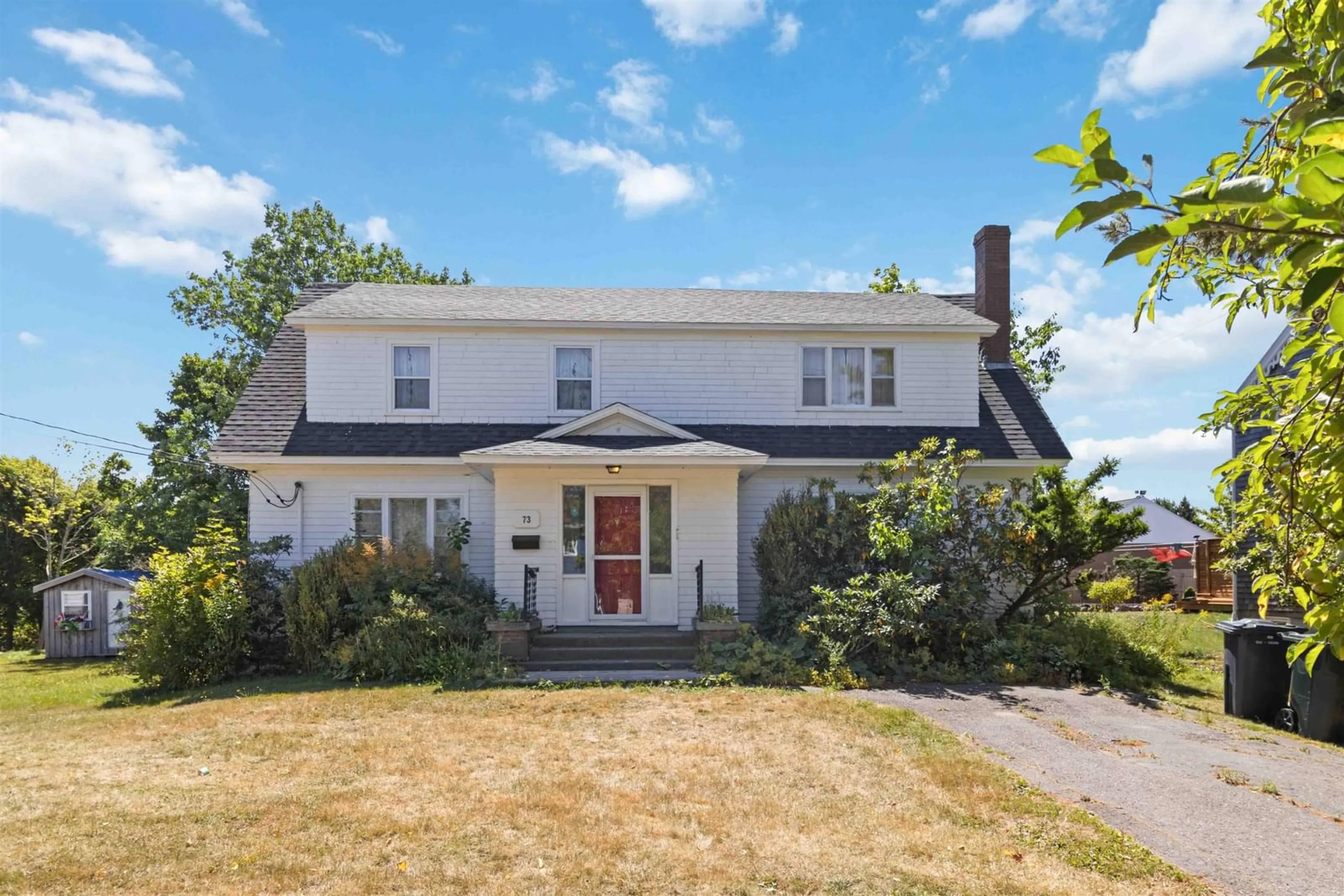 A pic from outside/outdoor area/front of a property/back of a property/a pic from drone, street for 73 Highland Dr, Antigonish Nova Scotia B2G 1P4