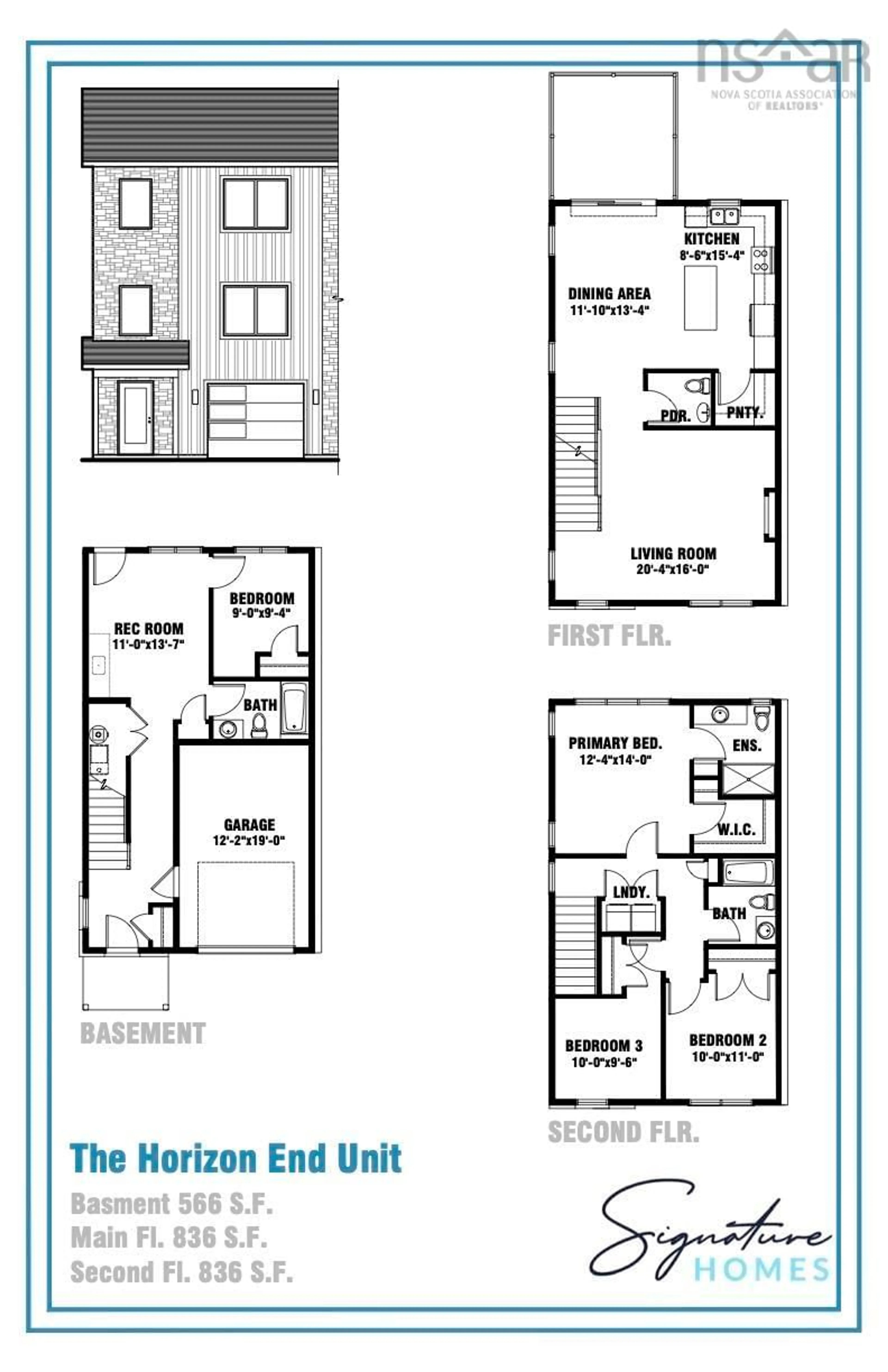 Floor plan for 140 Stephs St #A, Bedford Nova Scotia B4B 1H1