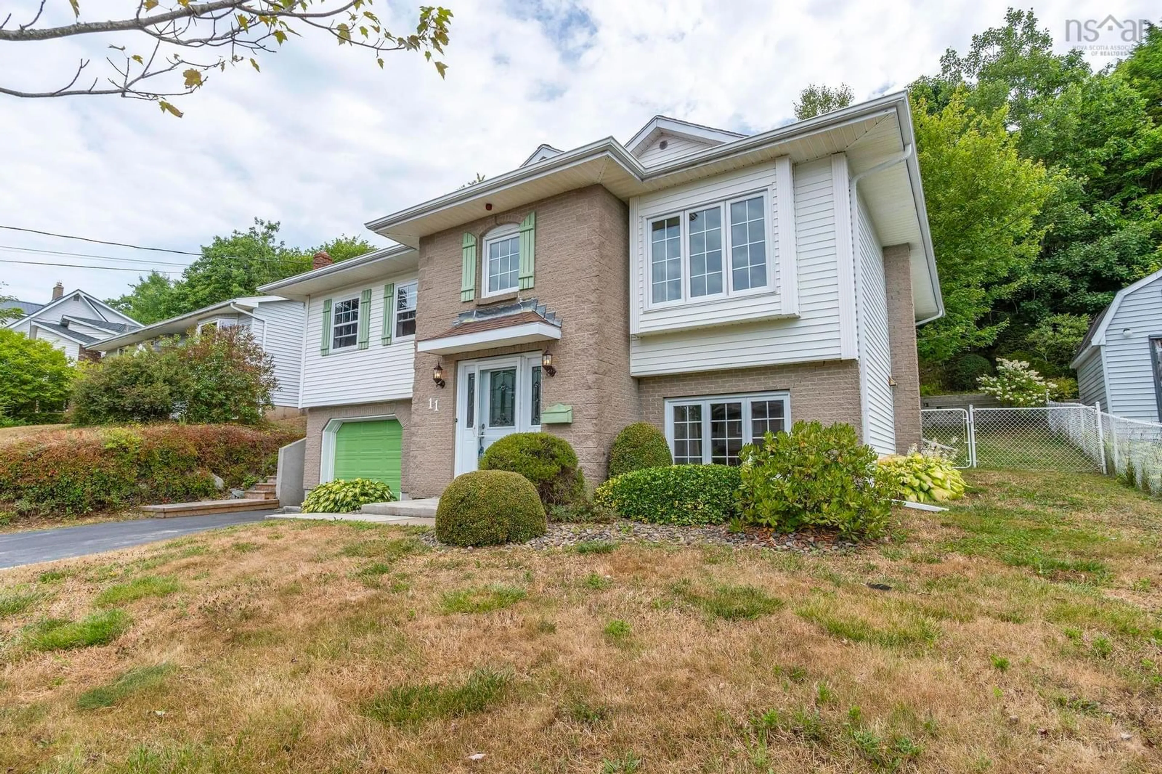 Home with vinyl exterior material, street for 11 Rossi Dr, Dartmouth Nova Scotia B2X 3L5