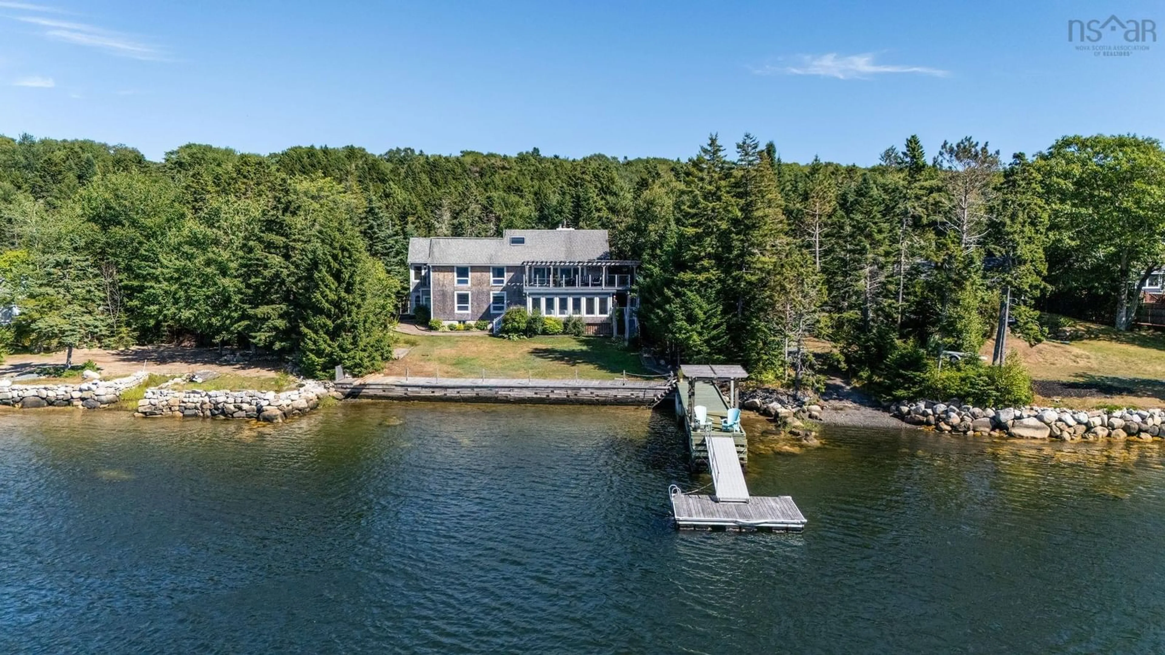 A pic from outside/outdoor area/front of a property/back of a property/a pic from drone, water/lake/river/ocean view for 145 Glenwood Dr, Allen Heights Nova Scotia B3Z 2E7