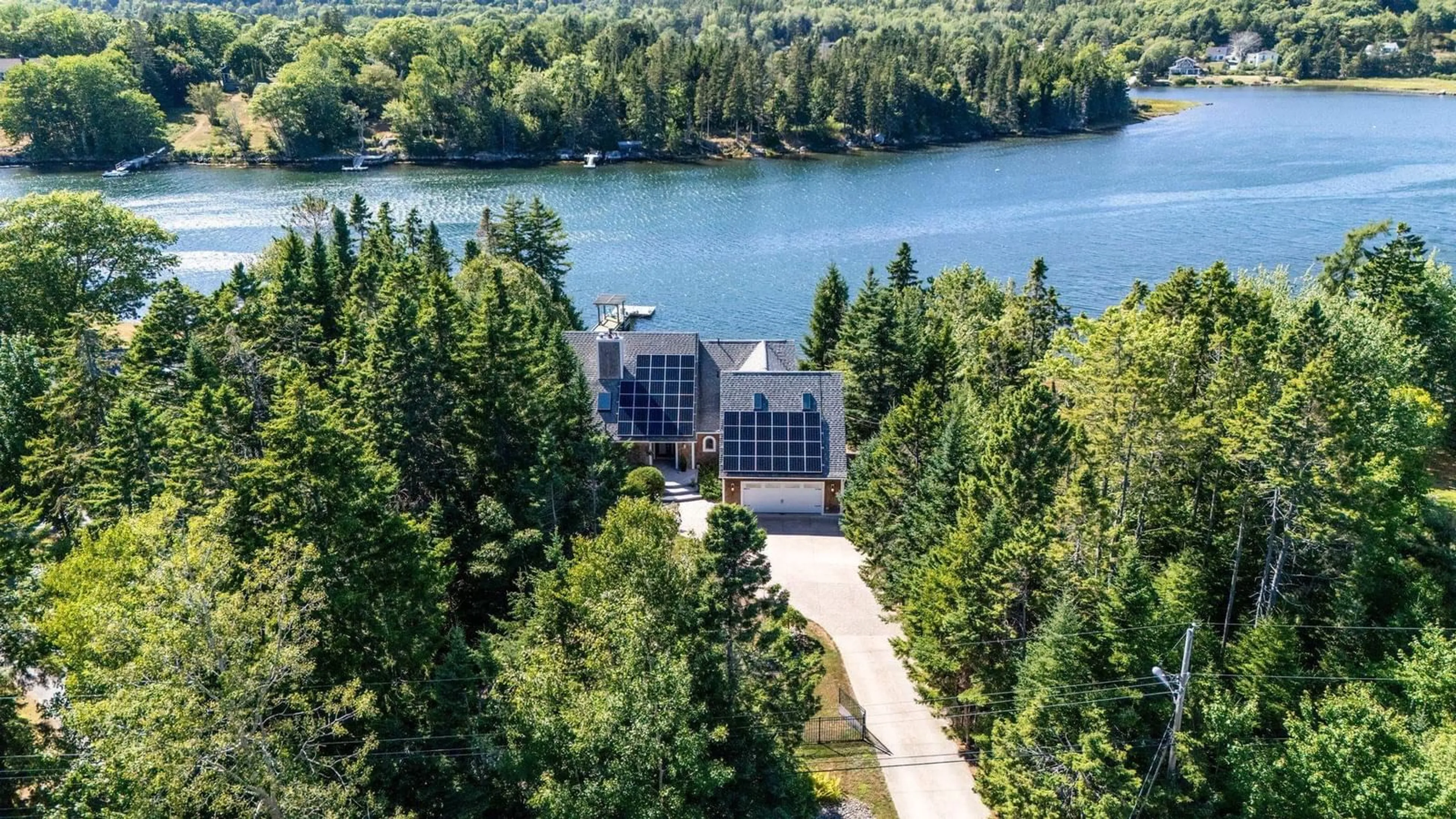 A pic from outside/outdoor area/front of a property/back of a property/a pic from drone, water/lake/river/ocean view for 145 Glenwood Dr, Allen Heights Nova Scotia B3Z 2E7