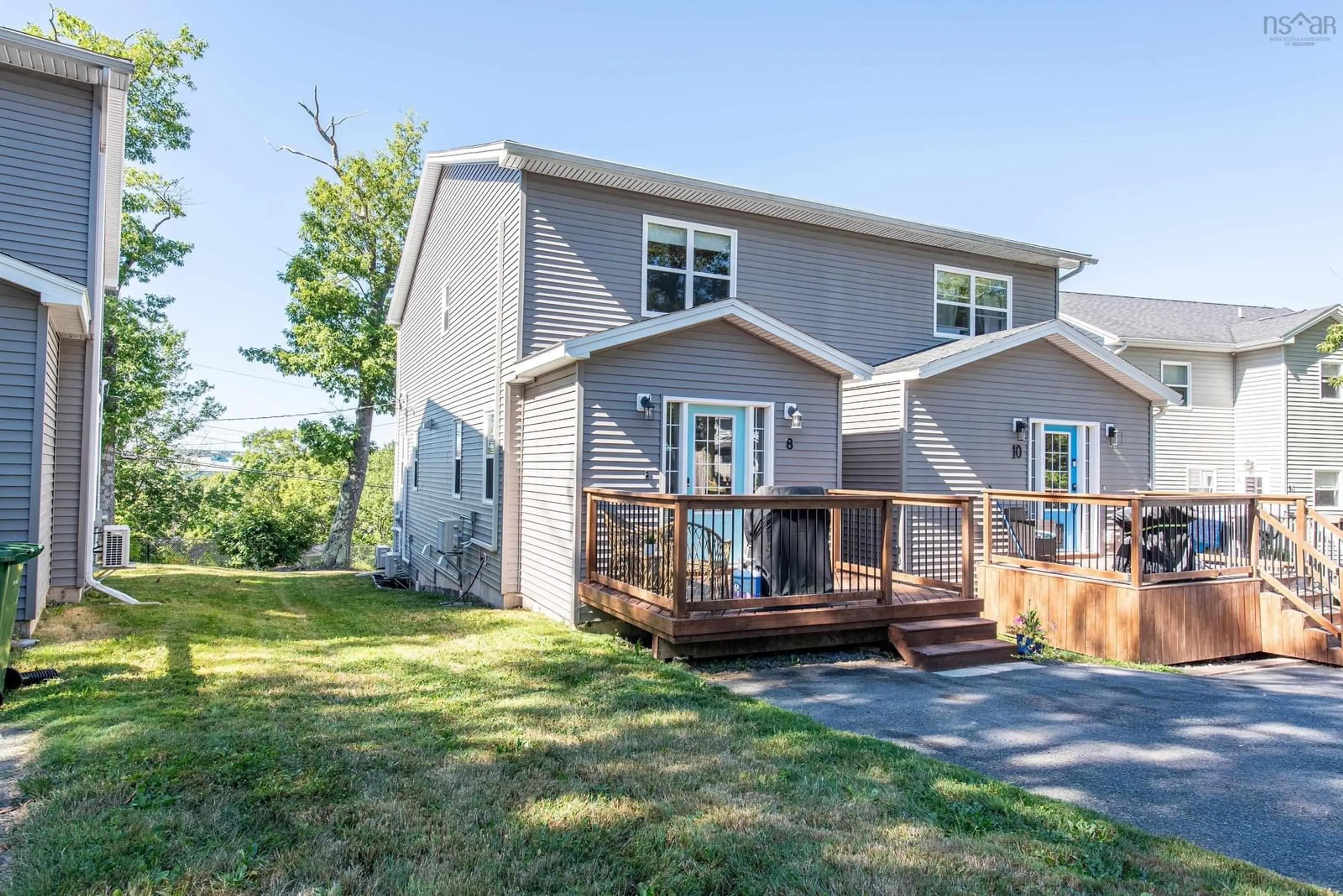 Home with vinyl exterior material, street for 8 Analise Lane, Bedford Nova Scotia B4A 0J2