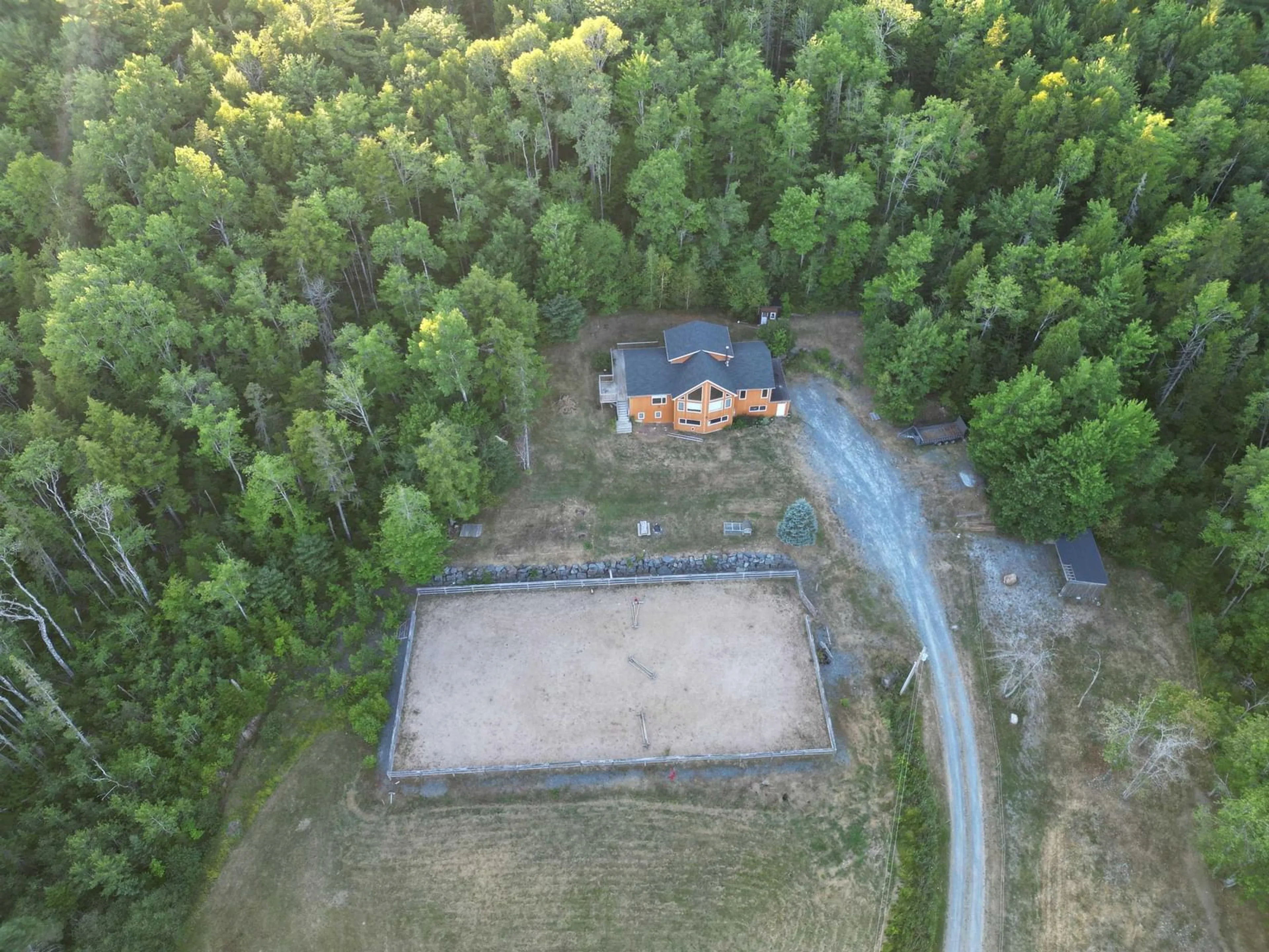 A pic from outside/outdoor area/front of a property/back of a property/a pic from drone, building for 1093 Renfrew Rd, Nine Mile River Nova Scotia B2S 2W2