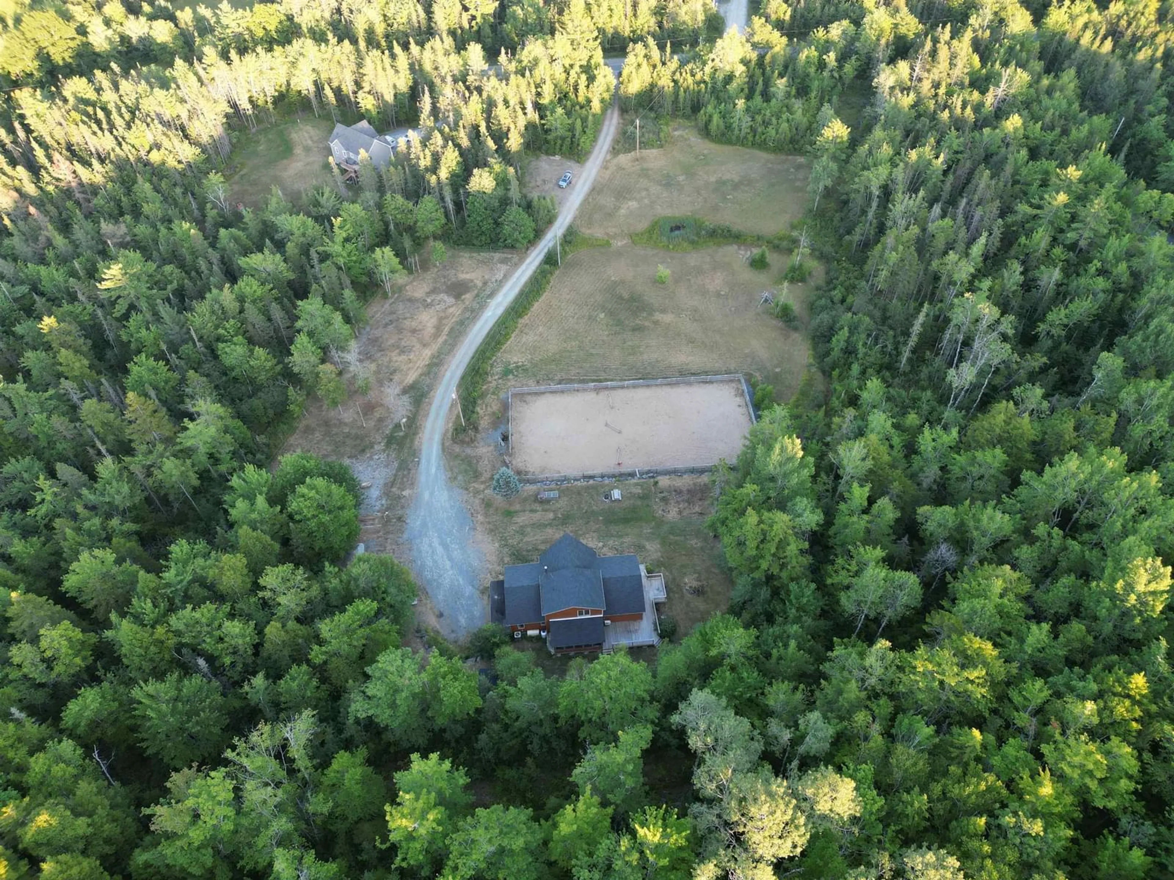 A pic from outside/outdoor area/front of a property/back of a property/a pic from drone, forest/trees view for 1093 Renfrew Rd, Nine Mile River Nova Scotia B2S 2W2