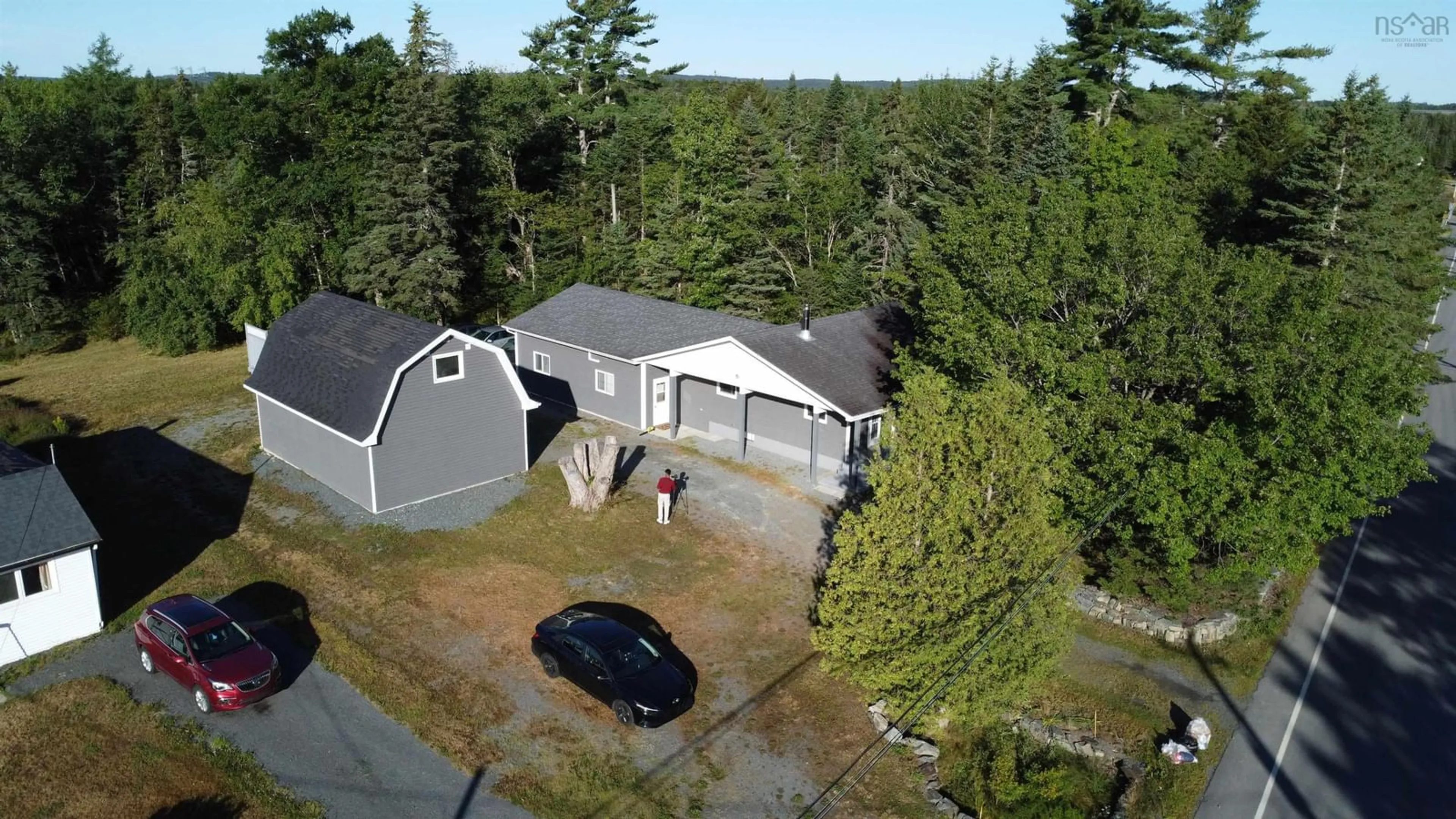 A pic from outside/outdoor area/front of a property/back of a property/a pic from drone, unknown for 3130 Sackville Dr, Upper Sackville Nova Scotia B4E 3C5