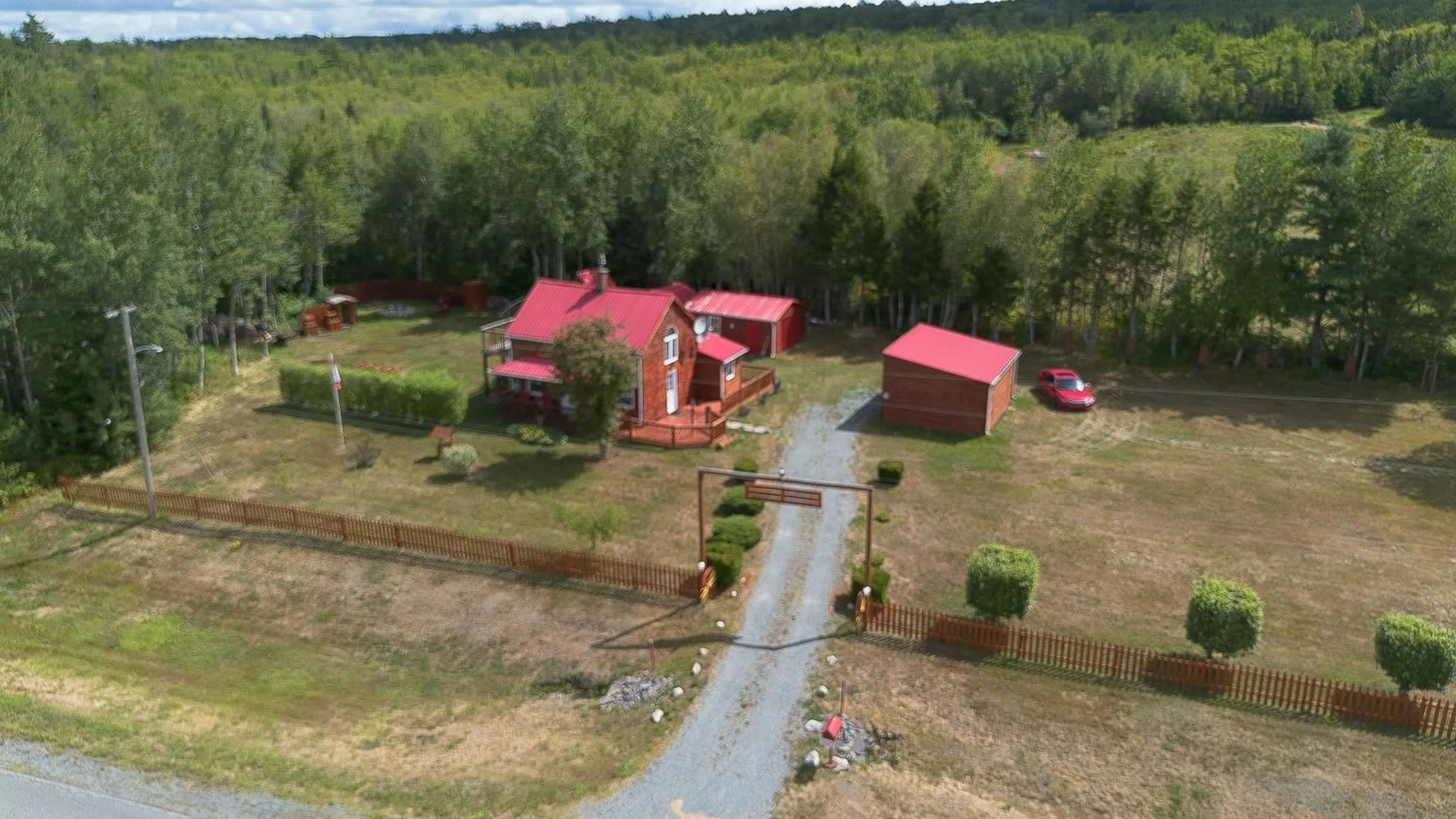 A pic from outside/outdoor area/front of a property/back of a property/a pic from drone, unknown for 920 Stewart Hill Rd, Upper Stewiacke Nova Scotia B0N 2P0