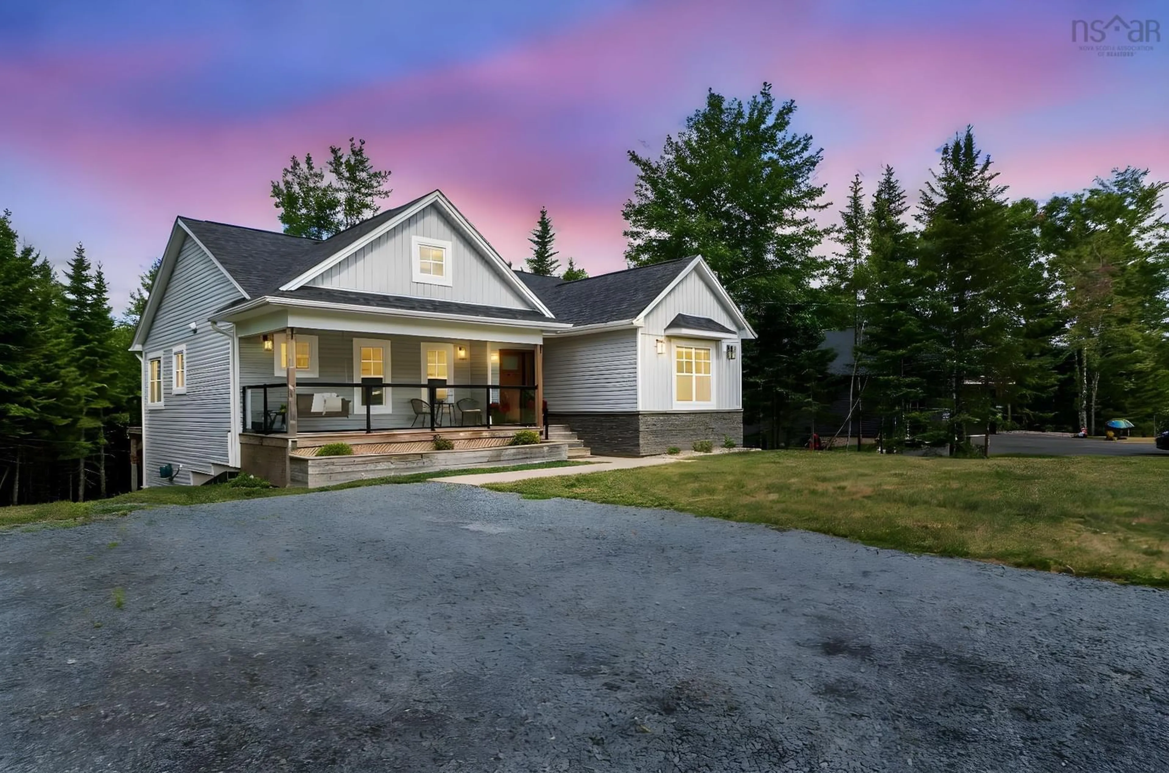A pic from outside/outdoor area/front of a property/back of a property/a pic from drone, mountain view for 31 Hemlock Dr, Stewiacke Nova Scotia B0N 2J0