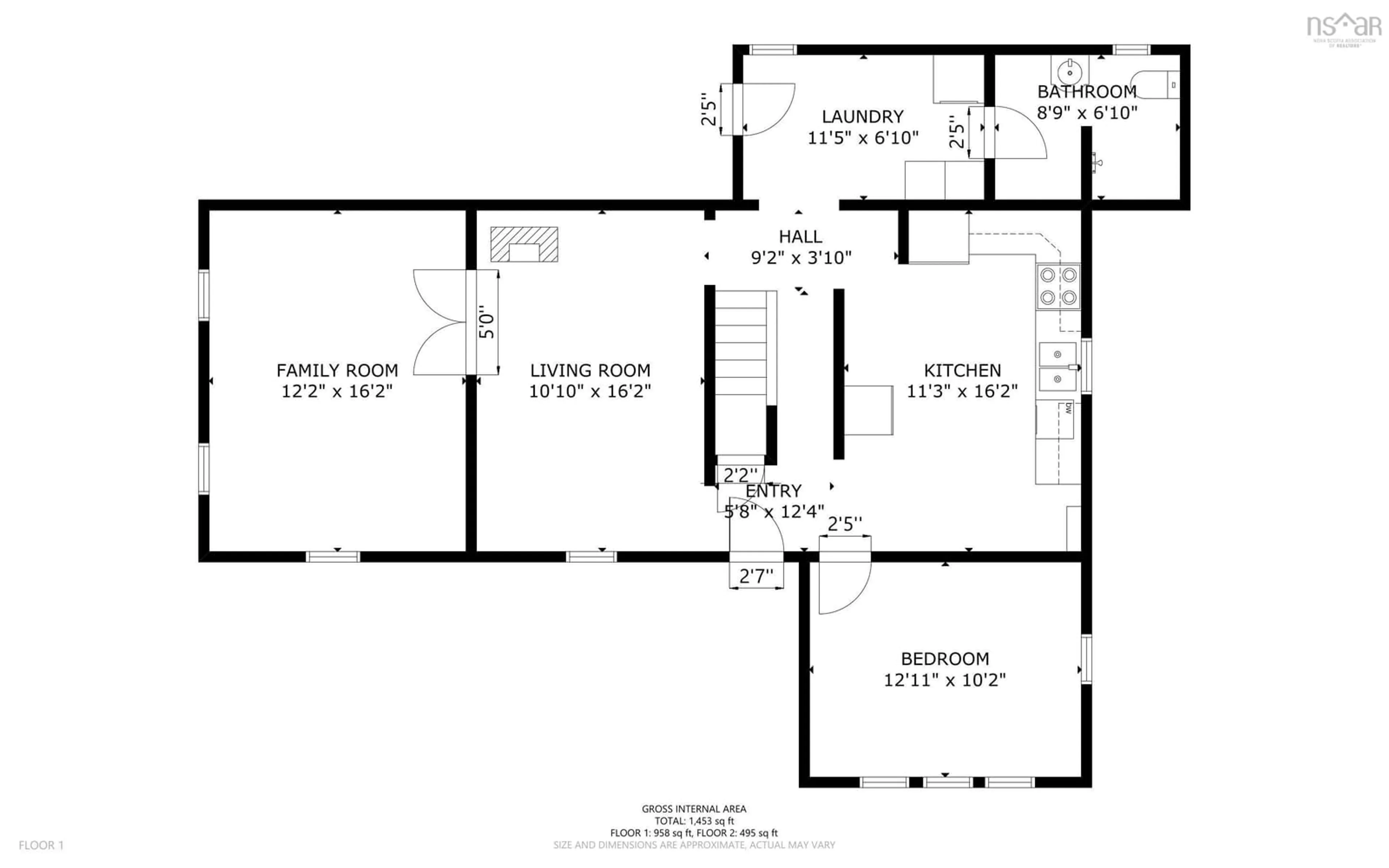 Floor plan for 58 Ash Grove Lane, Timberlea Nova Scotia B3T 2J9