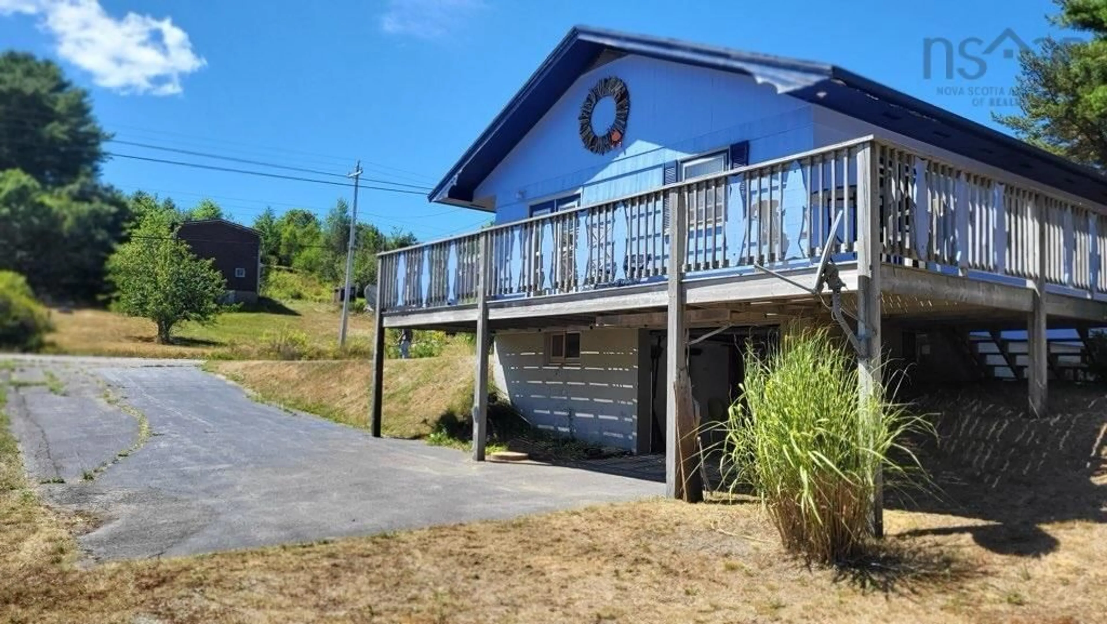 Patio, water/lake/river/ocean view for 1915 Highway 331, Pleasantville Nova Scotia B0R 1G0