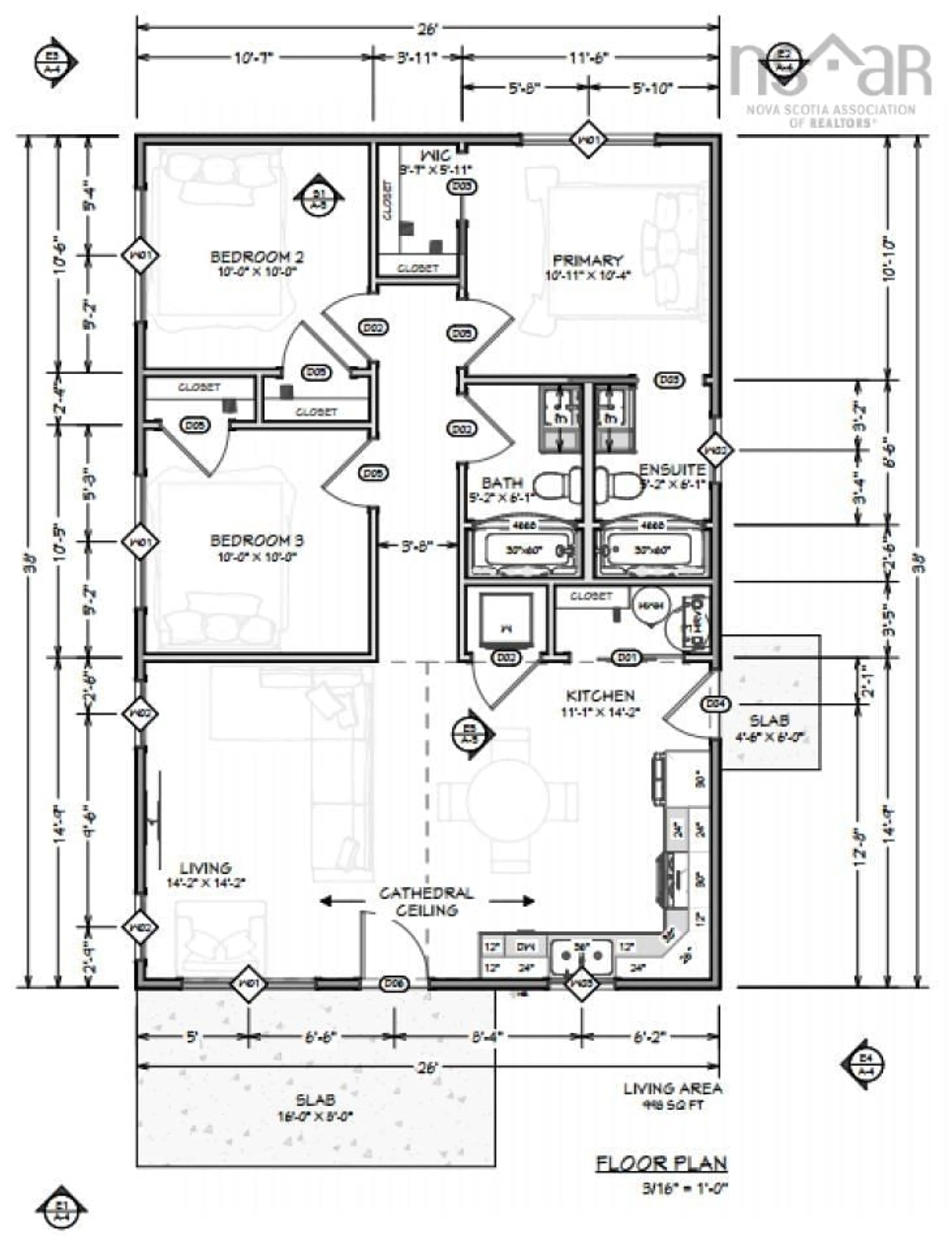 Floor plan for 12 Copp Ave, Amherst Nova Scotia B4H 2T4