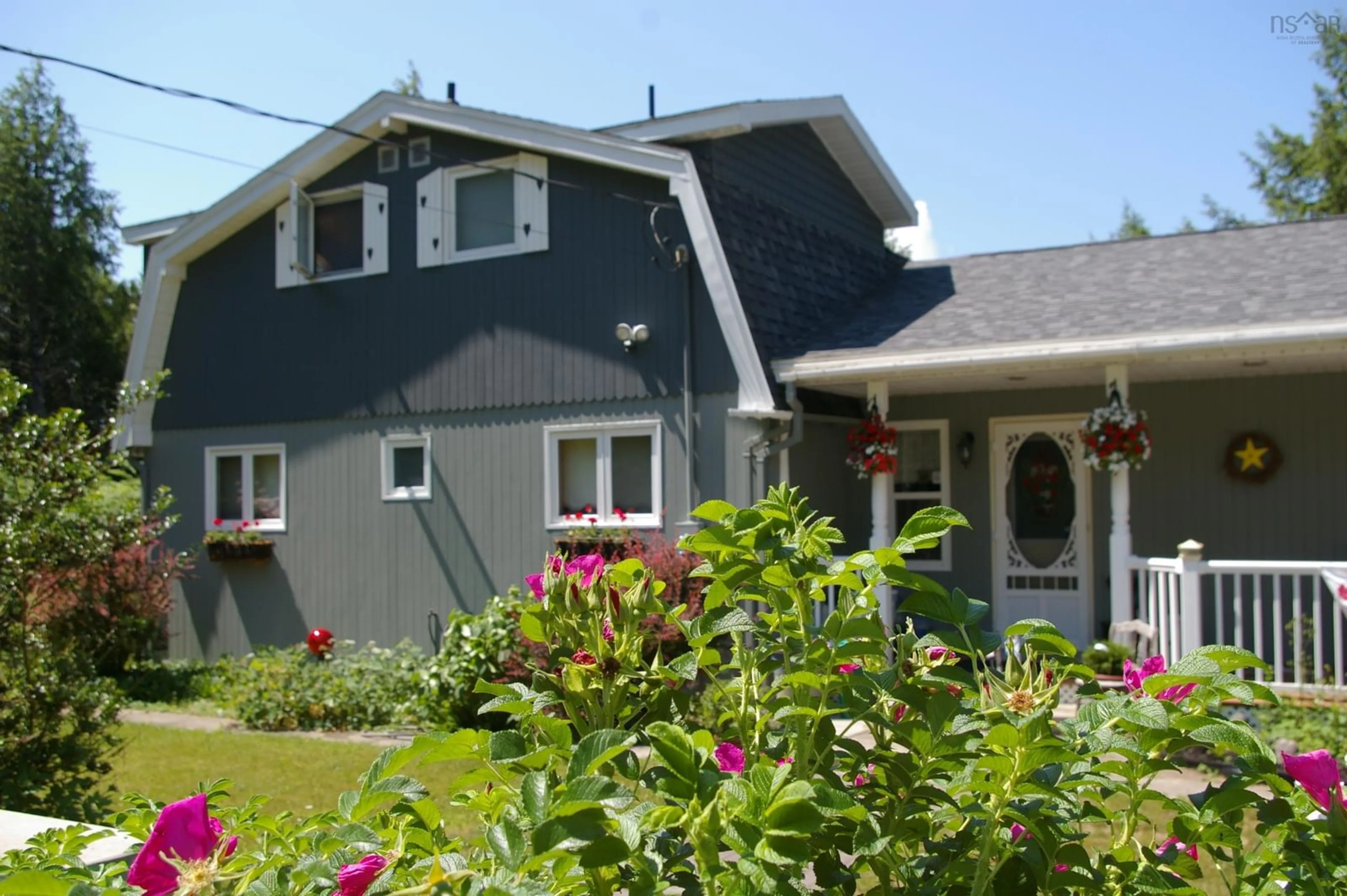 Home with vinyl exterior material, street for 69 Thumb Cap Point Rd, Labelle Nova Scotia B0T 1E0