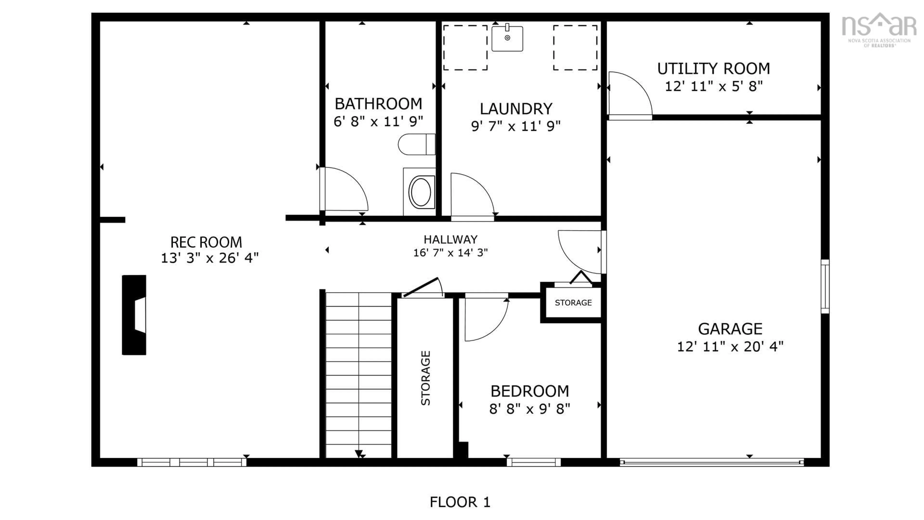 Floor plan for 71 Riverview Cres, Bedford Nova Scotia B4A 2X5
