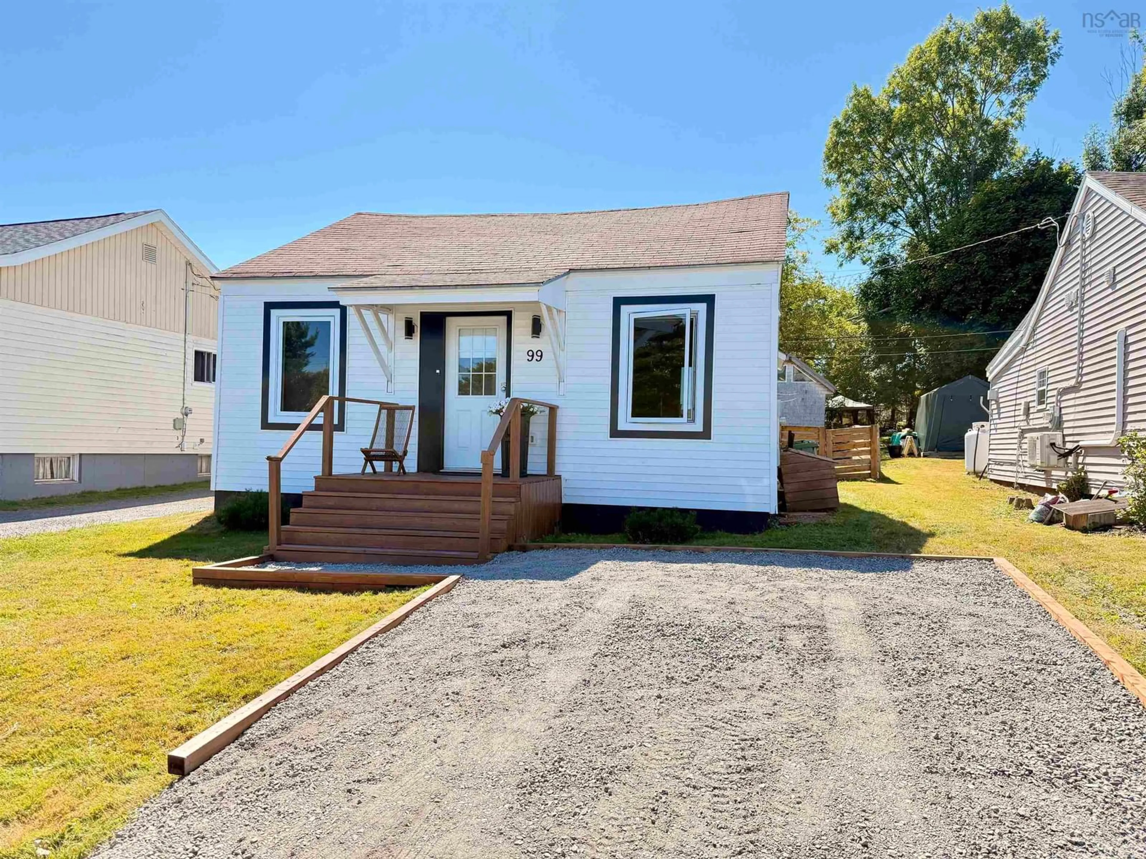 A pic from outside/outdoor area/front of a property/back of a property/a pic from drone, street for 99 Cedar Street, Pictou Nova Scotia B0K 1H0