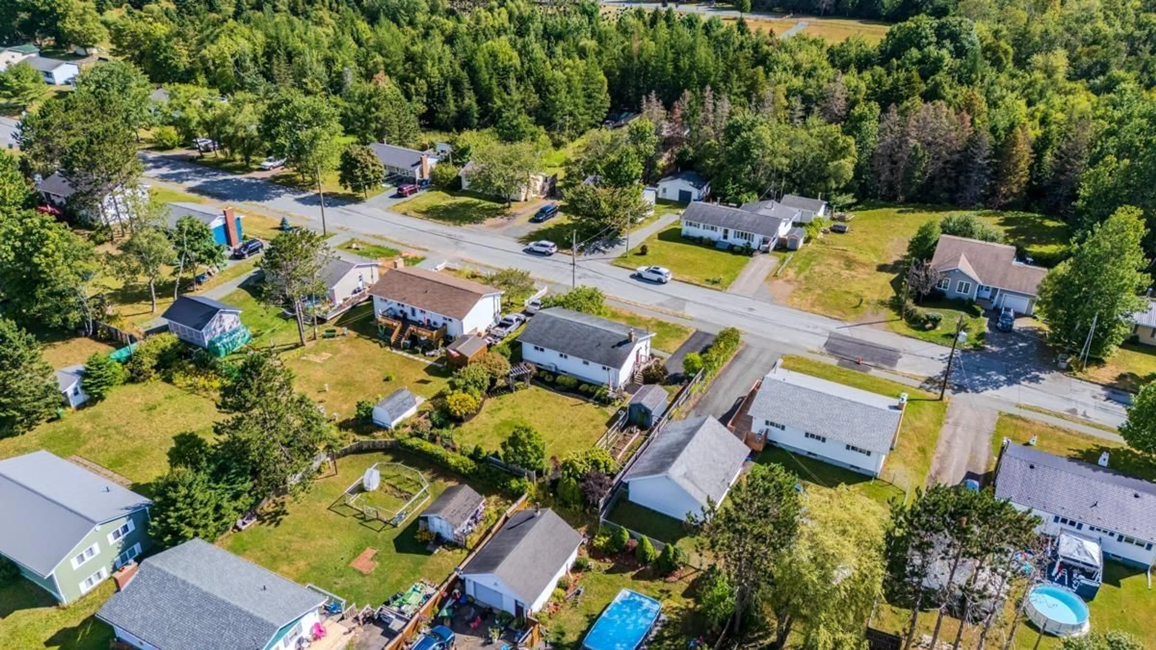 A pic from outside/outdoor area/front of a property/back of a property/a pic from drone, street for 66 Scenic Dr, Bible Hill Nova Scotia B2N 4N5