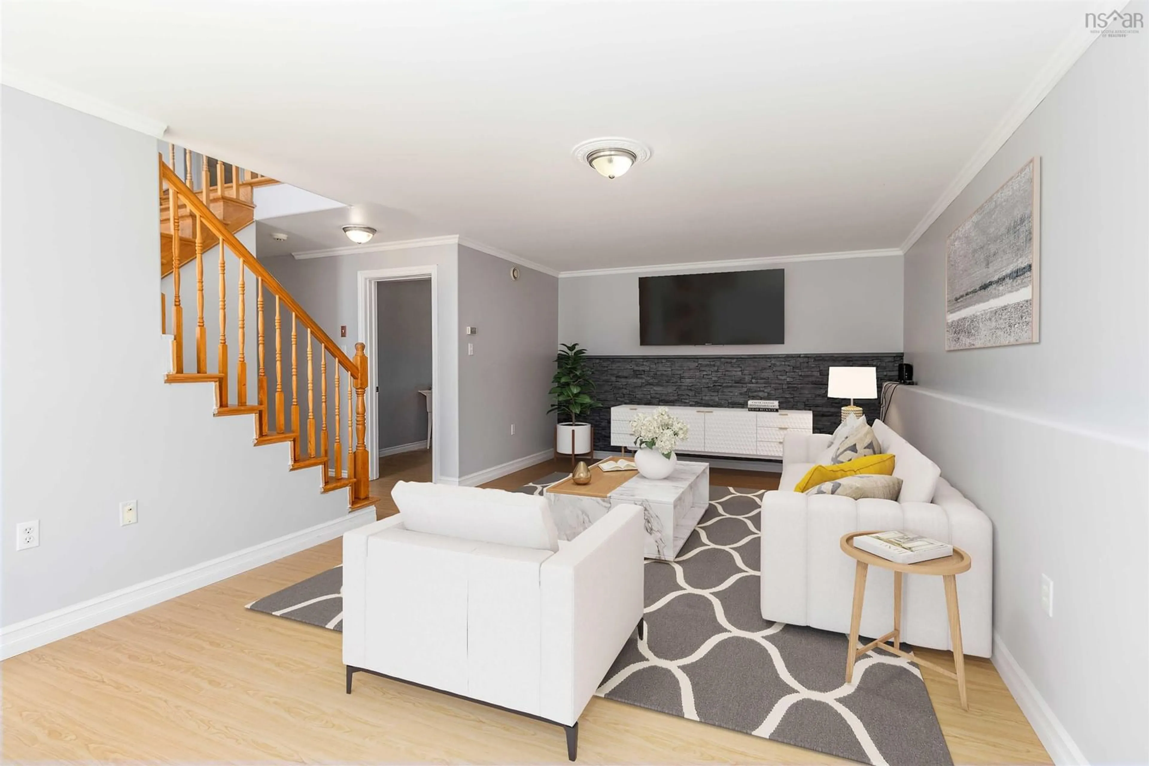 Living room with furniture, unknown for 73 Sea Spray Dr, Eastern Passage Nova Scotia B3G 1S5
