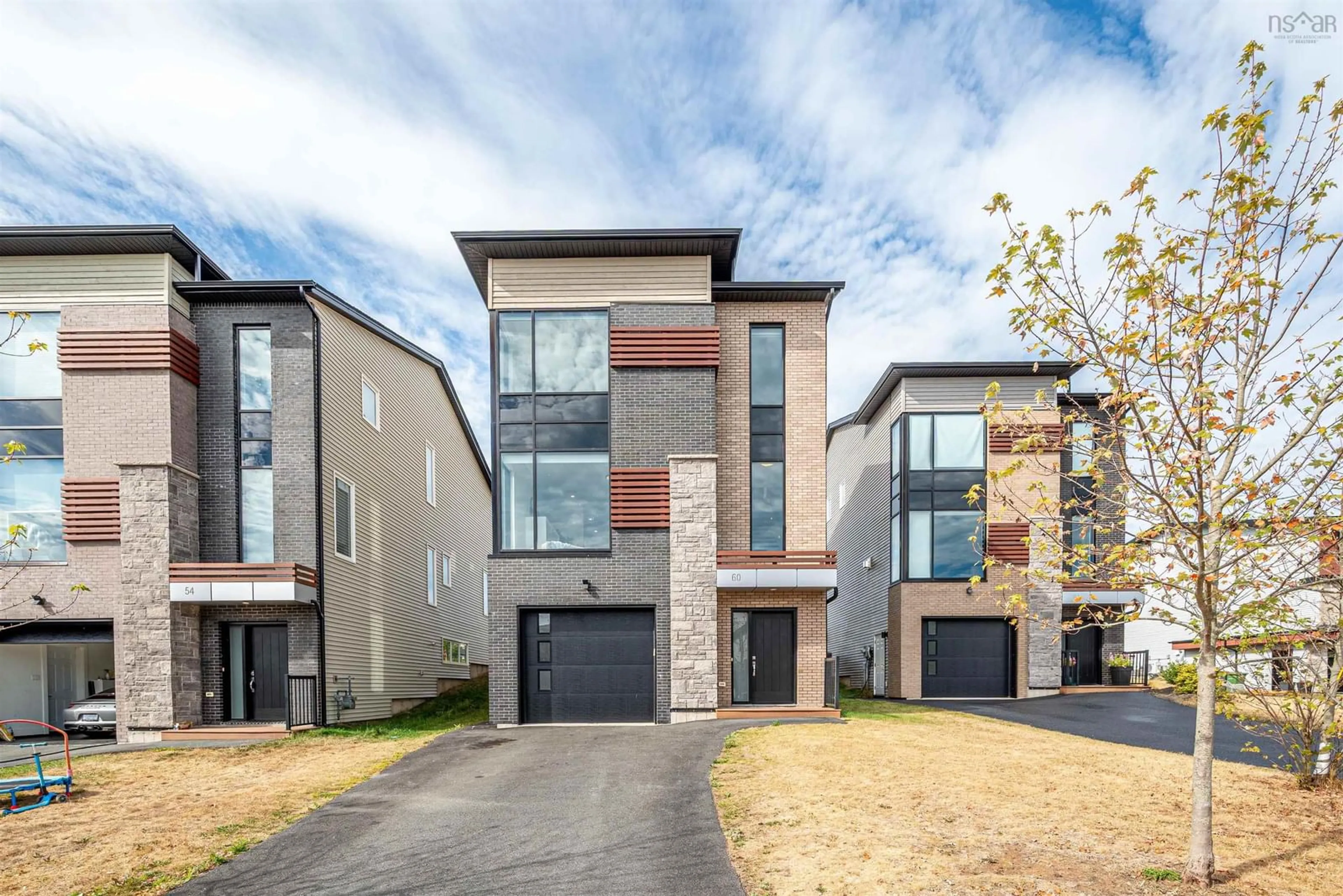 Home with brick exterior material, street for 60 Bramwell Crt, Bedford West Nova Scotia B4B 0W2
