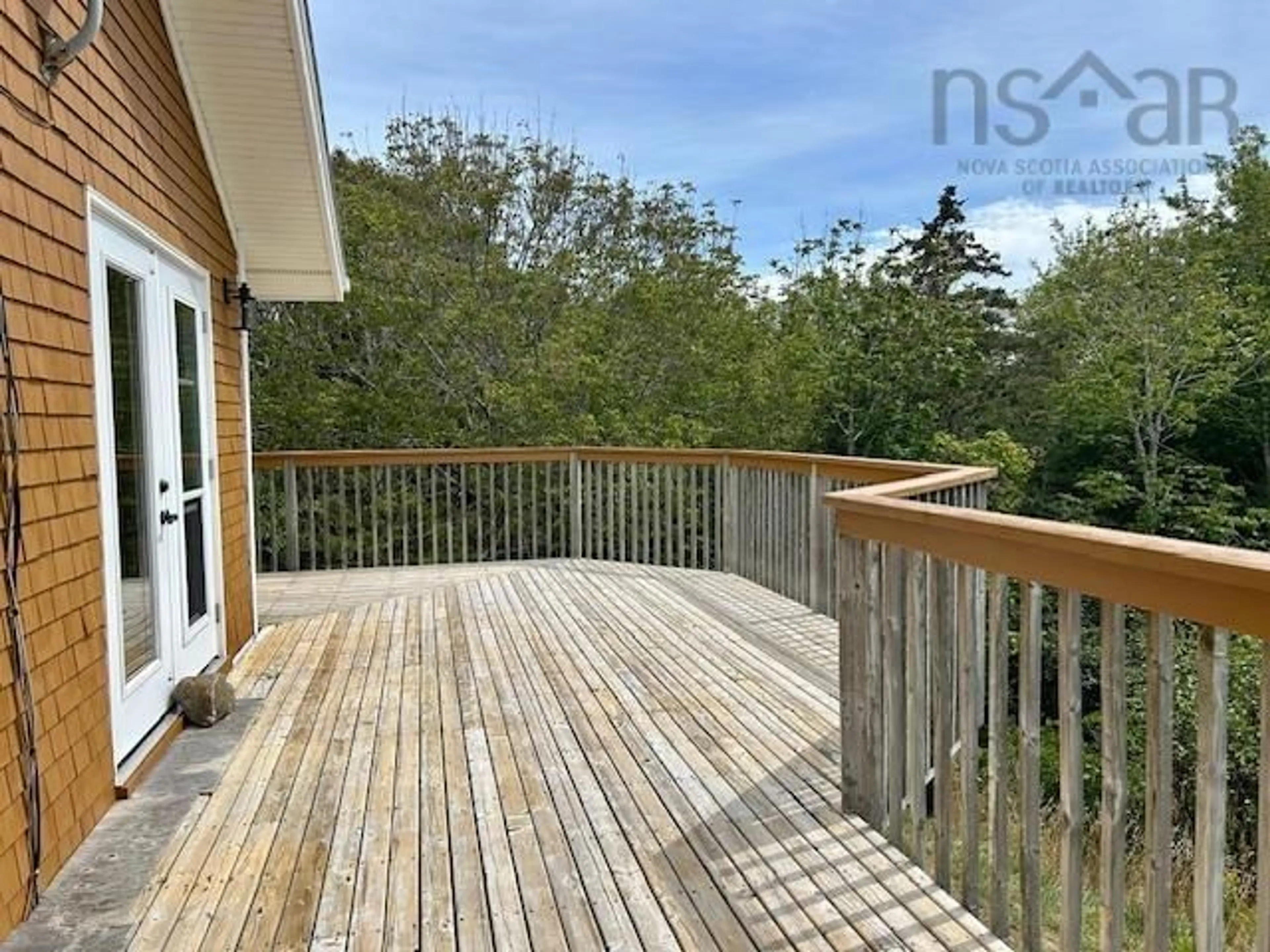 Patio, forest/trees view for 739 Feltzen South Rd, Feltzen South Nova Scotia B0J 2X0