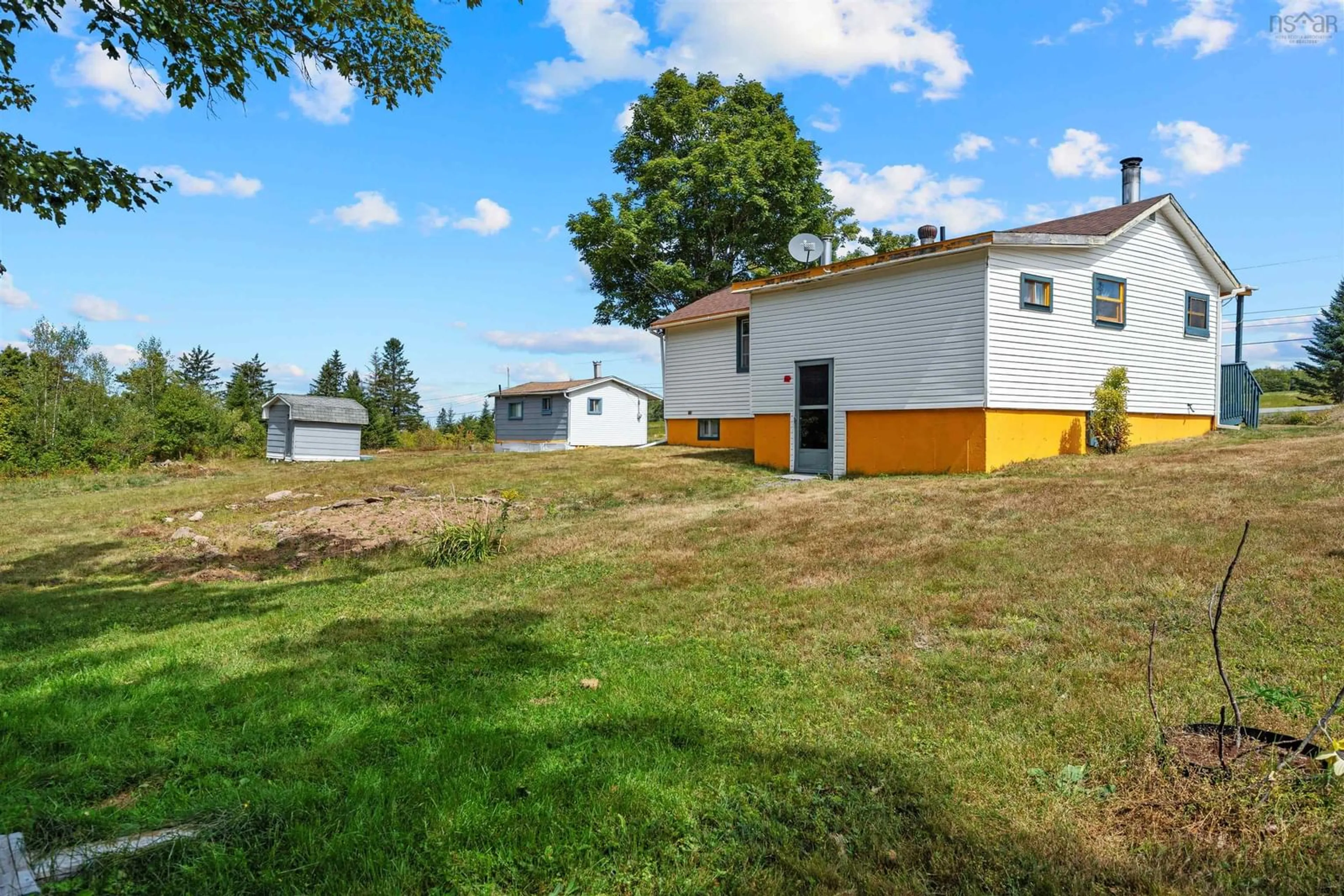 A pic from outside/outdoor area/front of a property/back of a property/a pic from drone, unknown for 7 & 23 Lynn Rd, East Mapleton Nova Scotia B0M 1W0