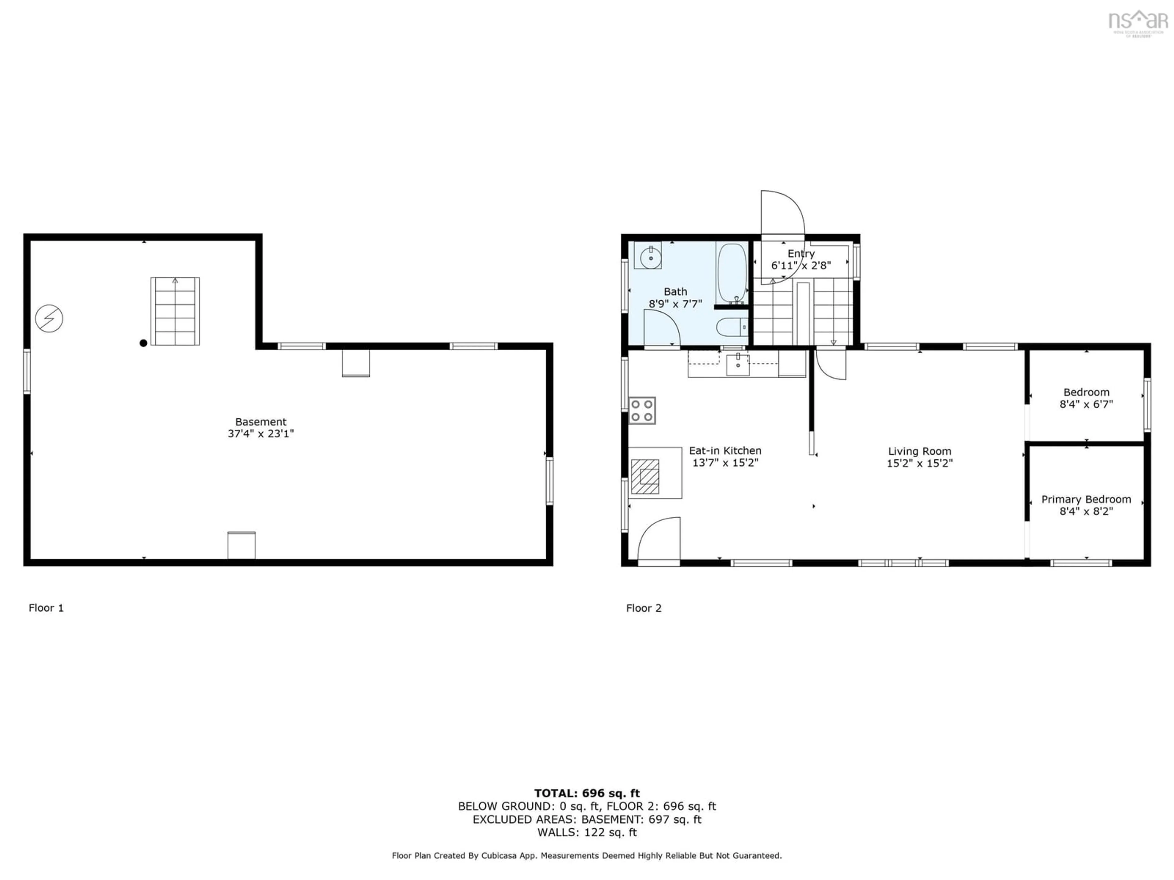 Floor plan for 7 & 23 Lynn Rd, East Mapleton Nova Scotia B0M 1W0