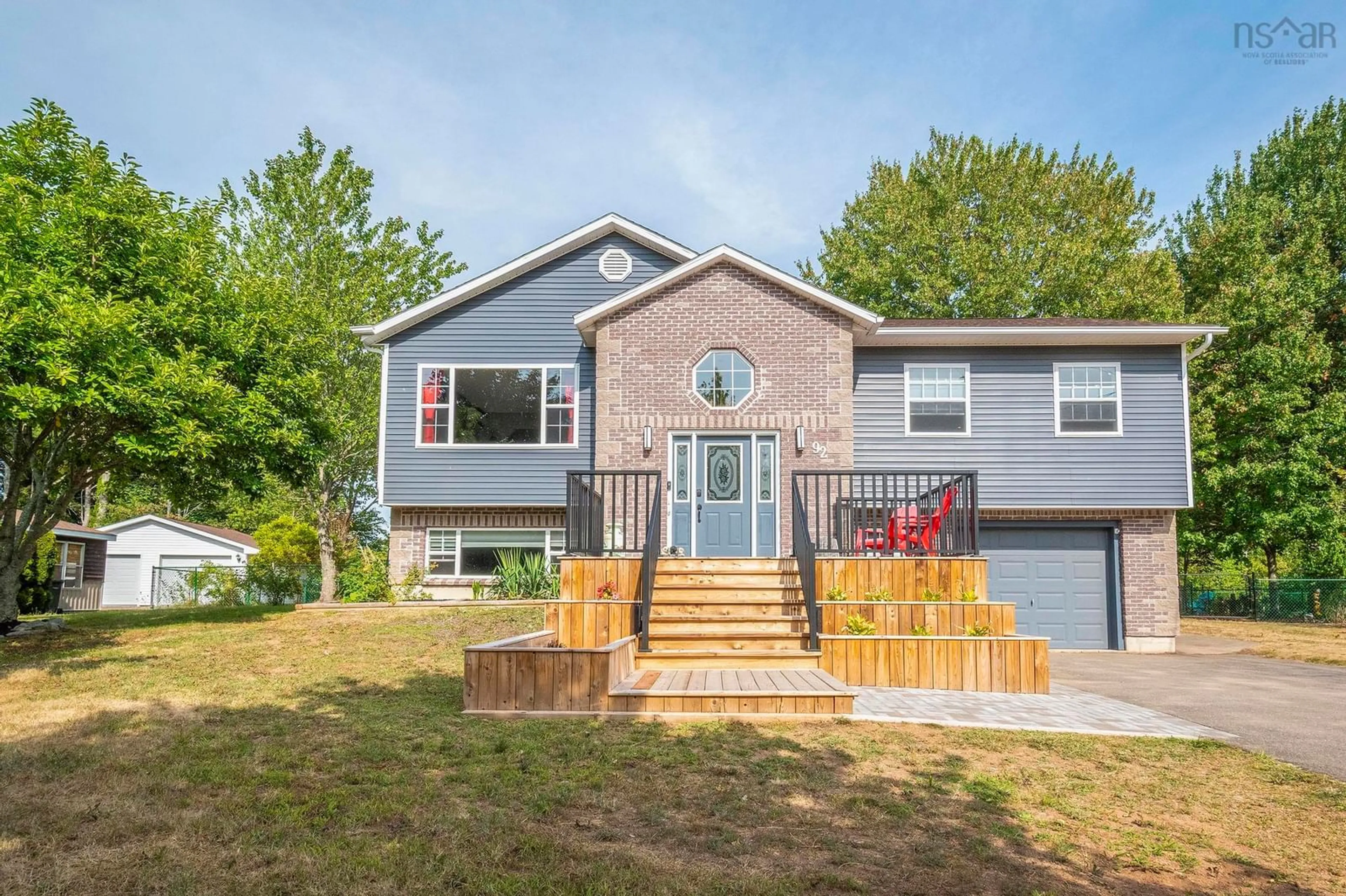 Home with vinyl exterior material, street for 92 Balcom, Nictaux Nova Scotia B0S 1P0