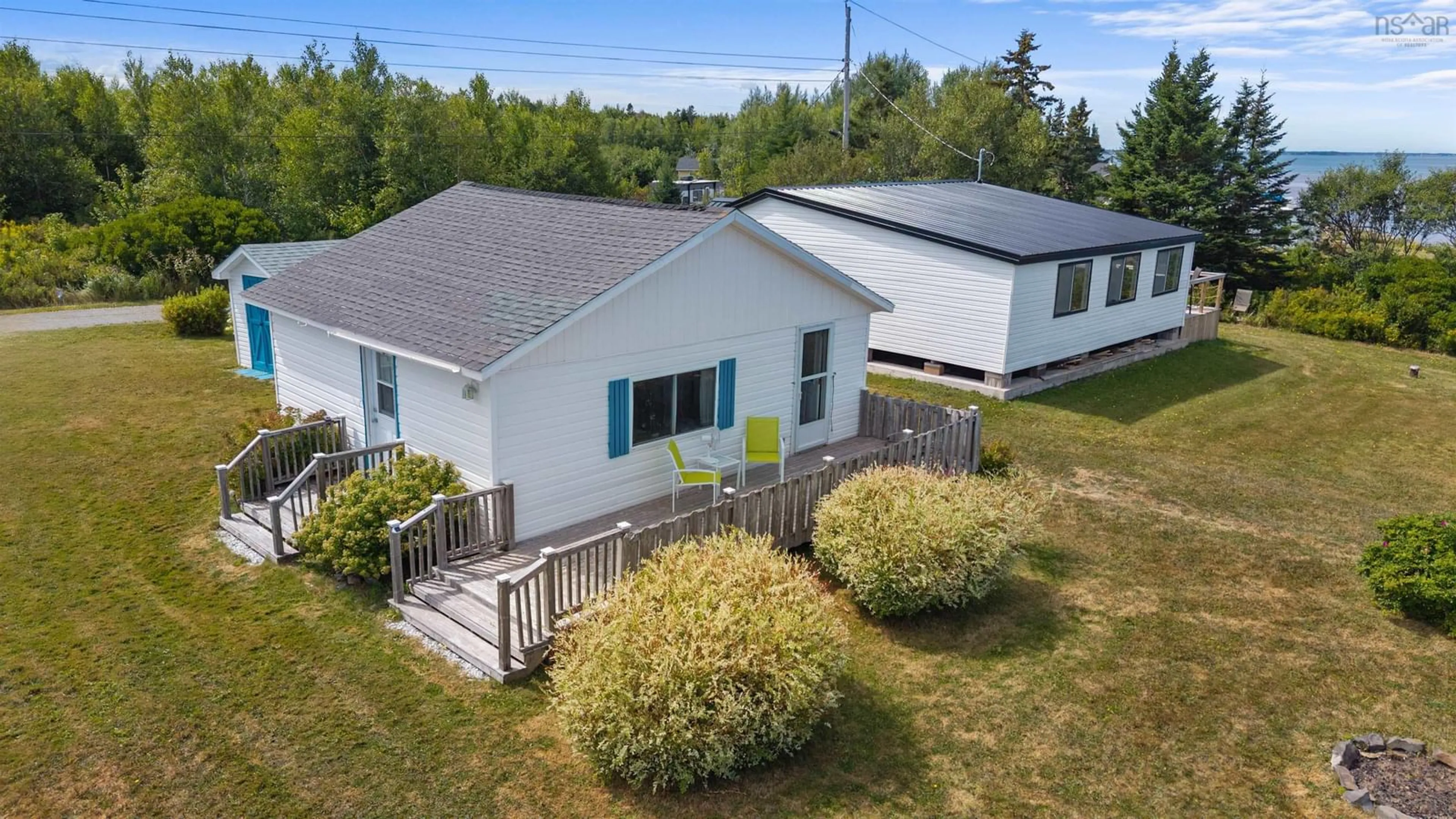 A pic from outside/outdoor area/front of a property/back of a property/a pic from drone, building for 130 Beach Rd, Port Howe Nova Scotia B0K 1L0