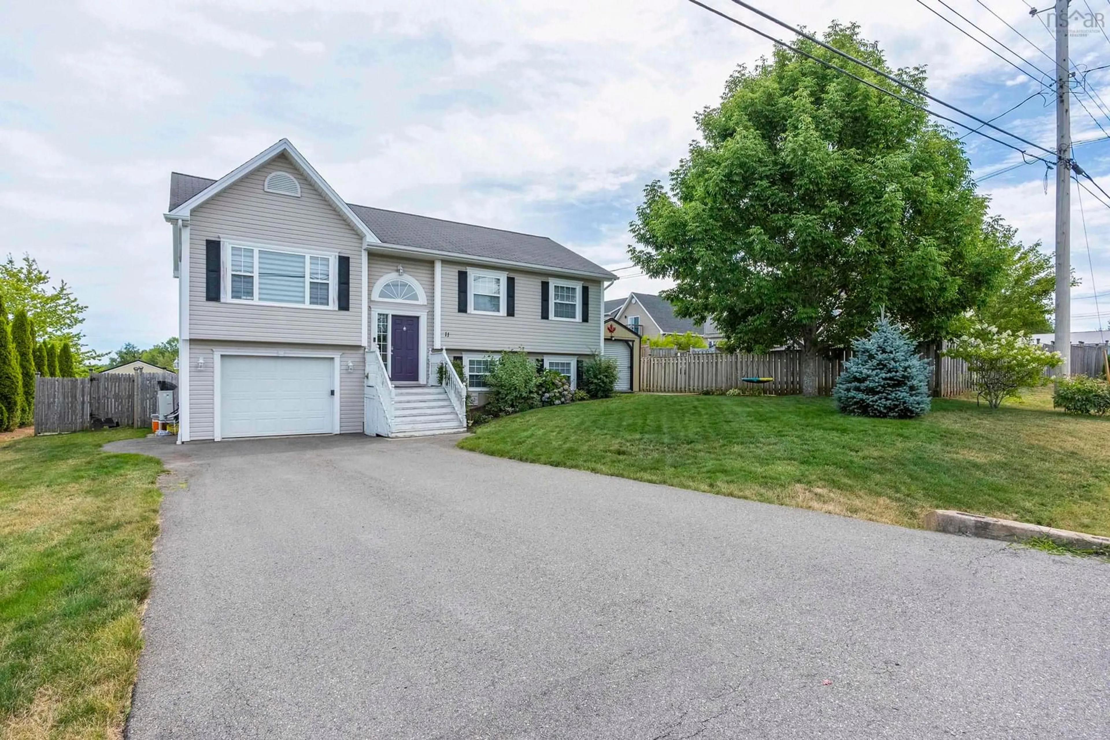 Home with vinyl exterior material, street for 11 Talon Drive Dr, North Kentville Nova Scotia B4N 0B5