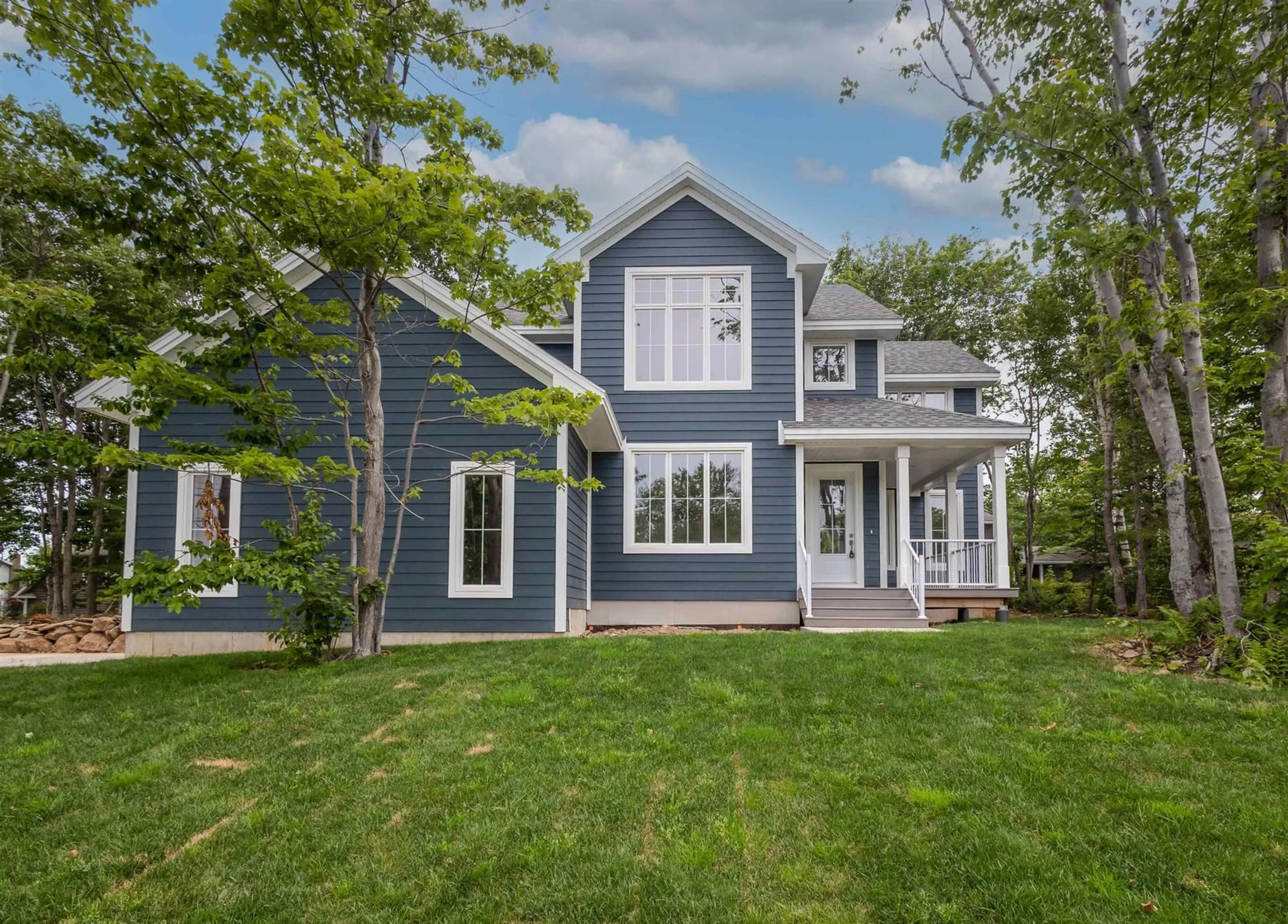 Home with vinyl exterior material, street for 271 Fatima Dr, Sydney River Nova Scotia B1S 3L4