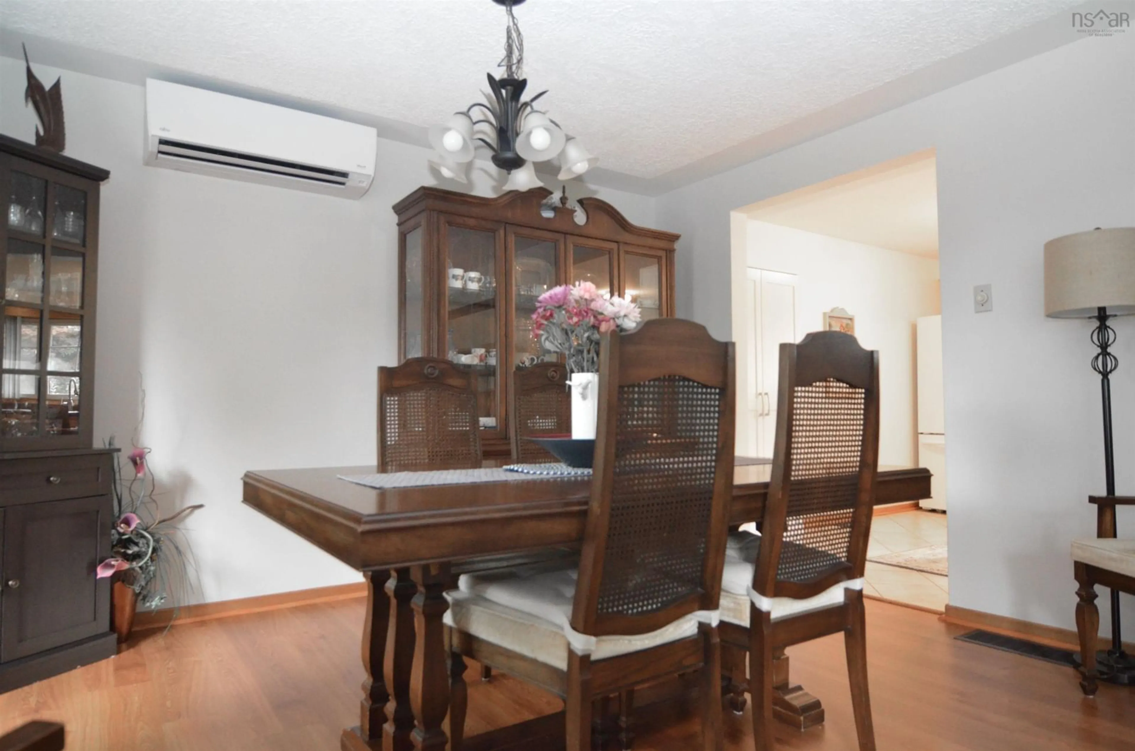 Dining room, wood/laminate floor for 32 Tremont St, Dartmouth Nova Scotia B2Y 1X2