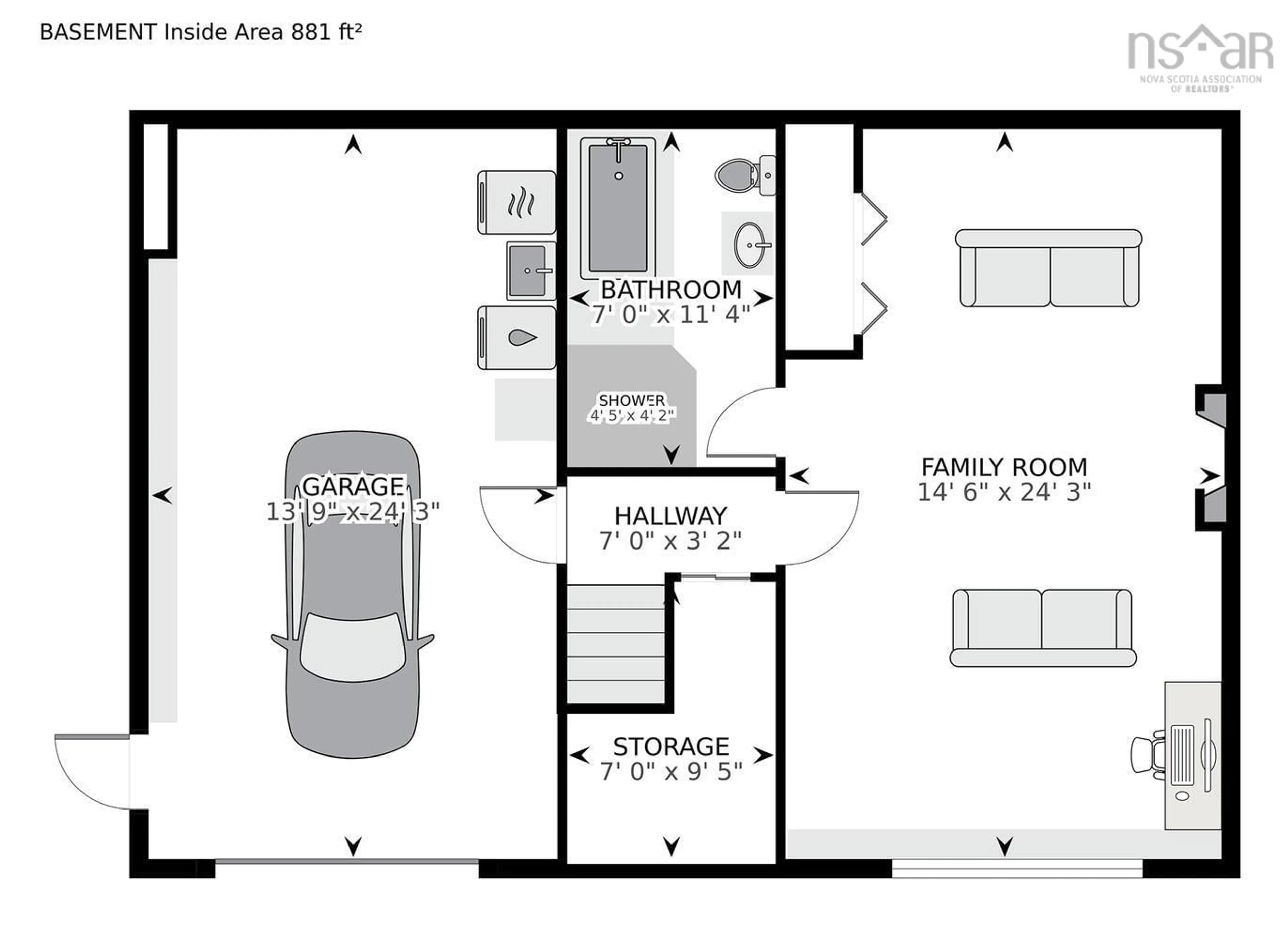 Floor plan for 67 Boxwood Cres, Lower Sackville Nova Scotia B4C 3Z1