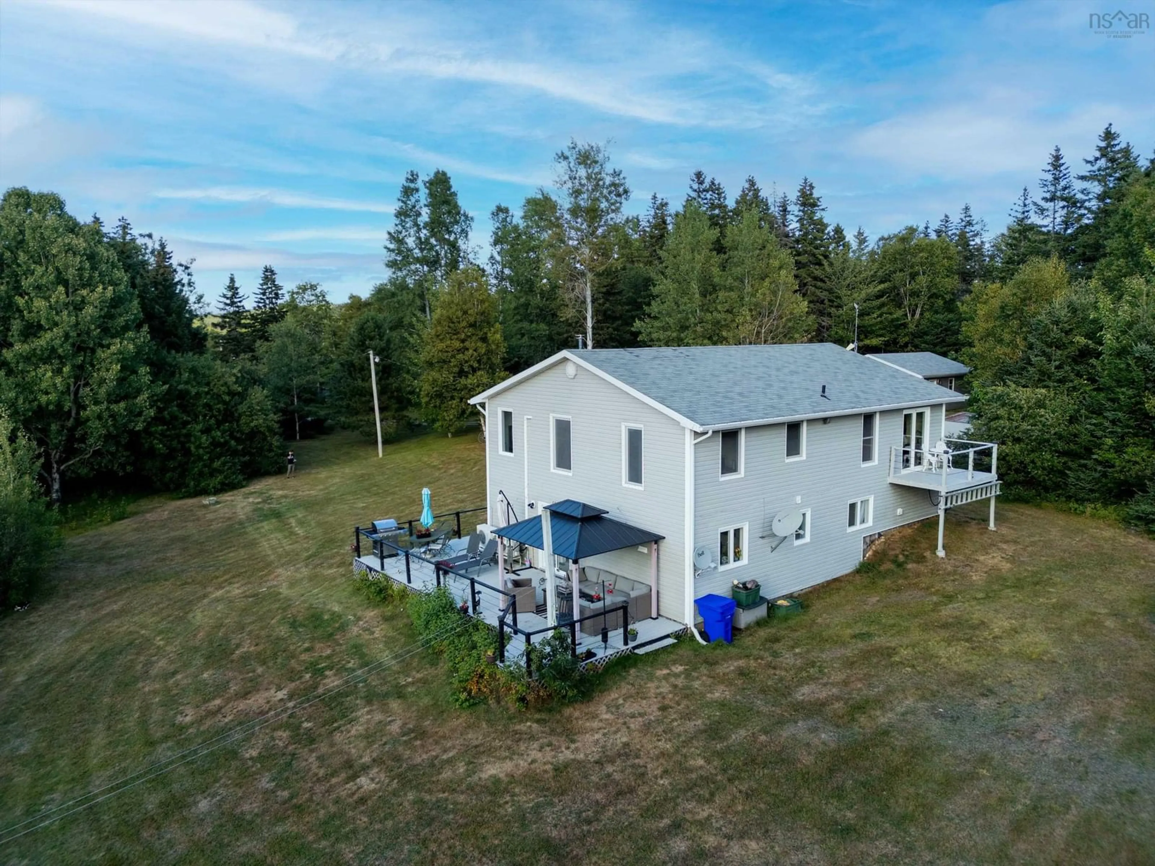 A pic from outside/outdoor area/front of a property/back of a property/a pic from drone, unknown for 5161 Kempt Head Road  South Side Boularderie Rd, Kempt Head Nova Scotia B1Y 2P1