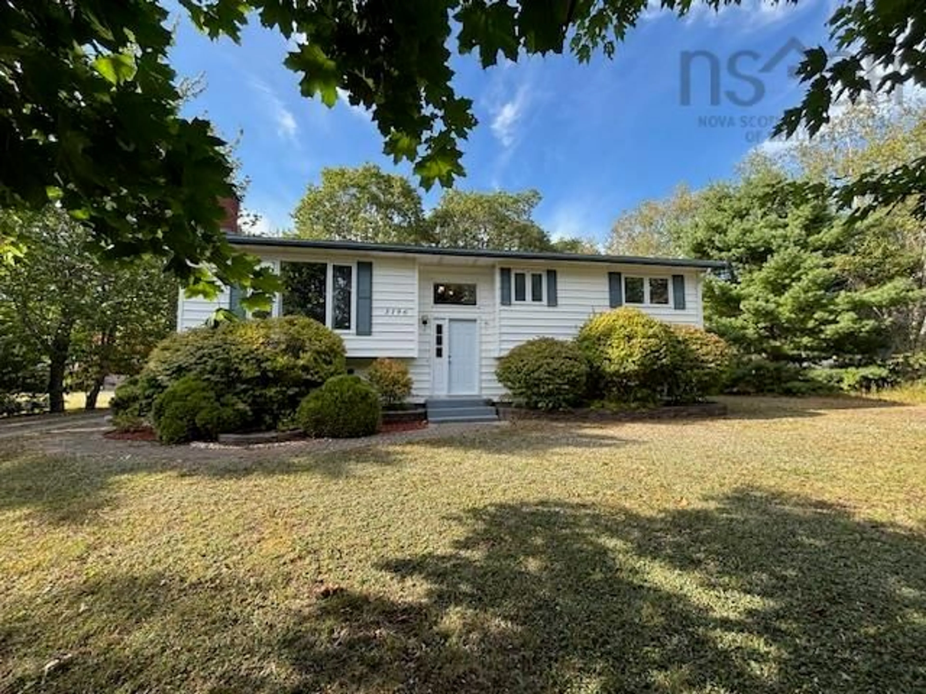 A pic from outside/outdoor area/front of a property/back of a property/a pic from drone, street for 3196 Highway 325, Wileville Nova Scotia B4V 5G7