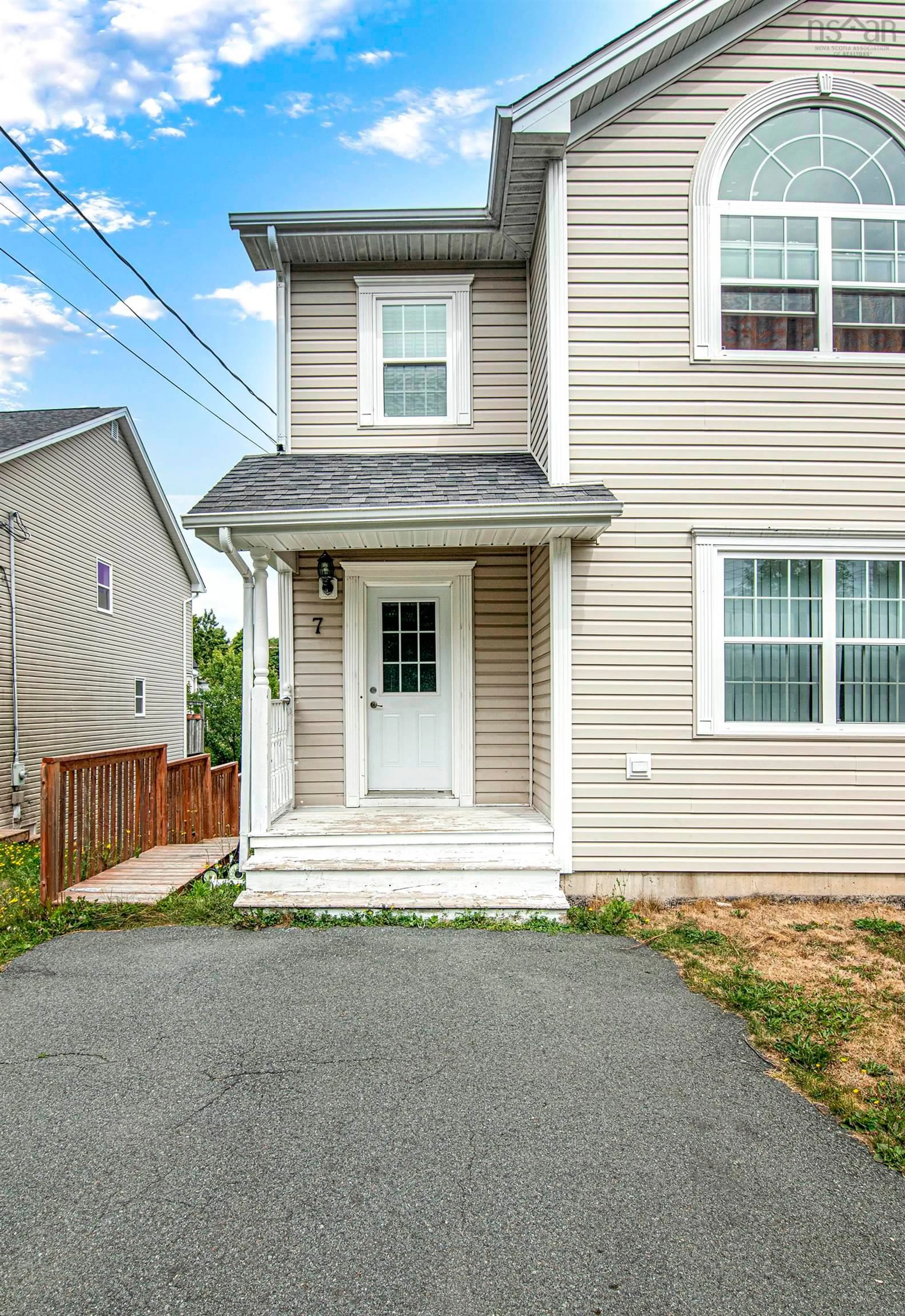 Home with vinyl exterior material, street for 7 Hubleys Dr, Spryfield Nova Scotia B3P 1G9