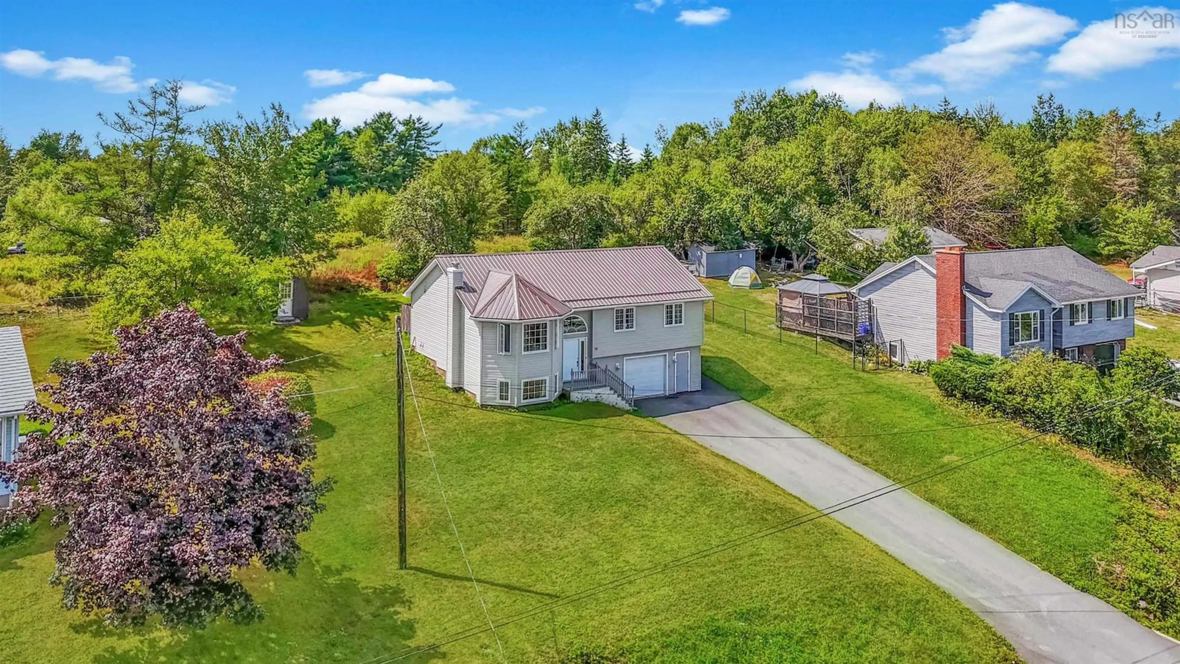 A pic from outside/outdoor area/front of a property/back of a property/a pic from drone, street for 13 First Ave, Upper Sackville Nova Scotia B4E 3B5