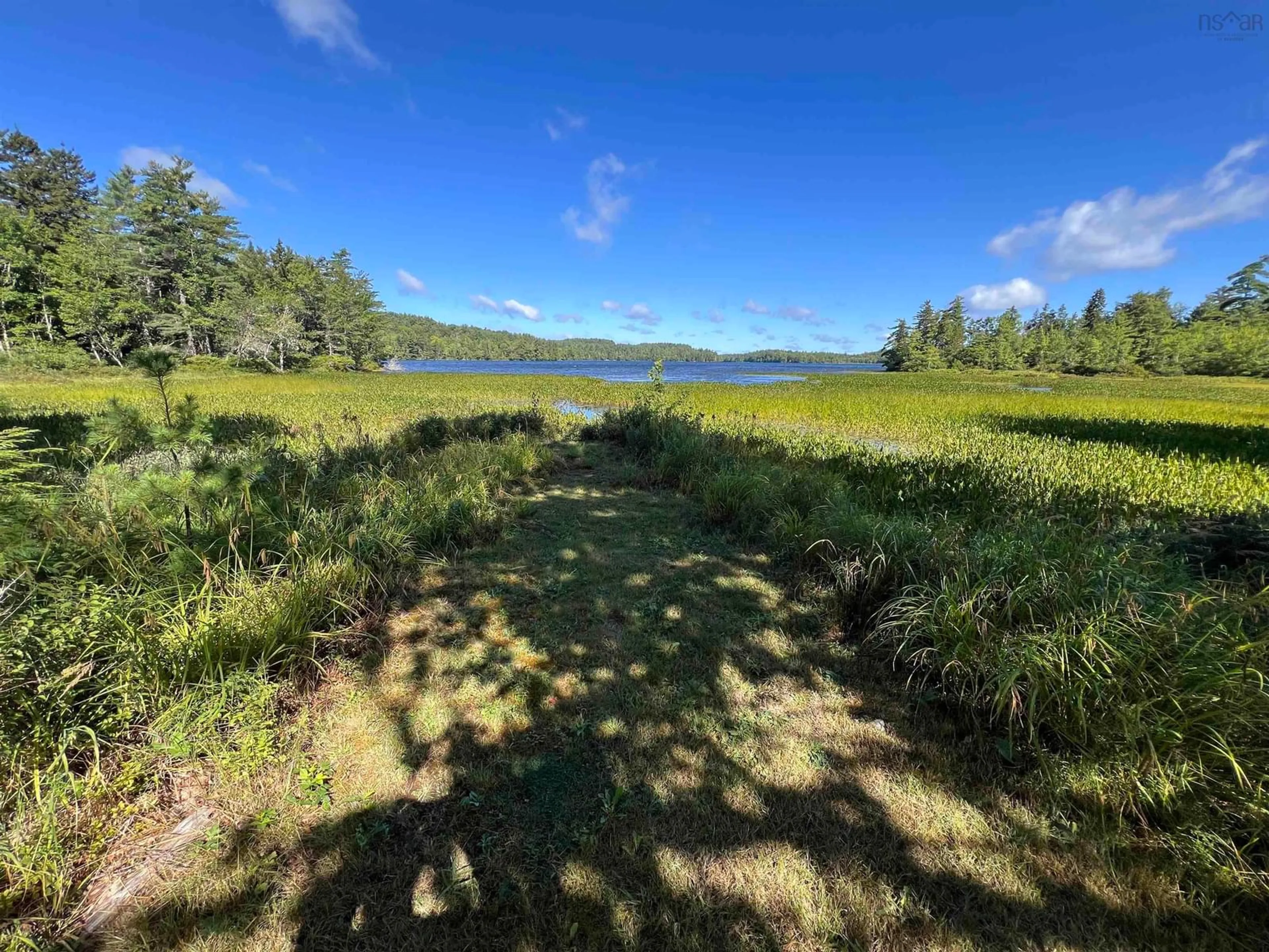 A pic from outside/outdoor area/front of a property/back of a property/a pic from drone, water/lake/river/ocean view for 9 Silver Rd, North Brookfield Nova Scotia B0T 1X0
