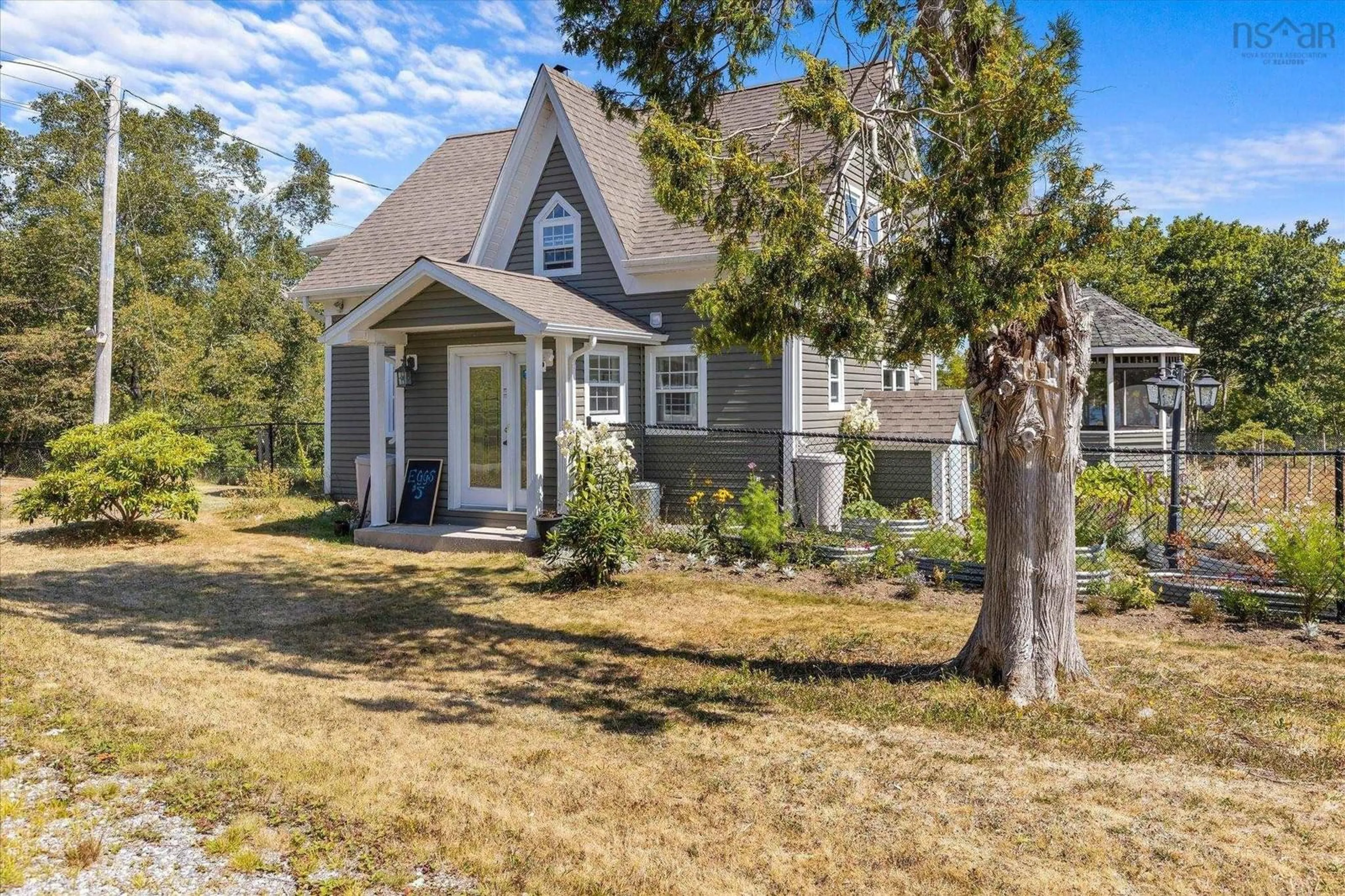 Home with vinyl exterior material, street for 653 West Sable Rd, West Middle Sable Nova Scotia B0T 1V0