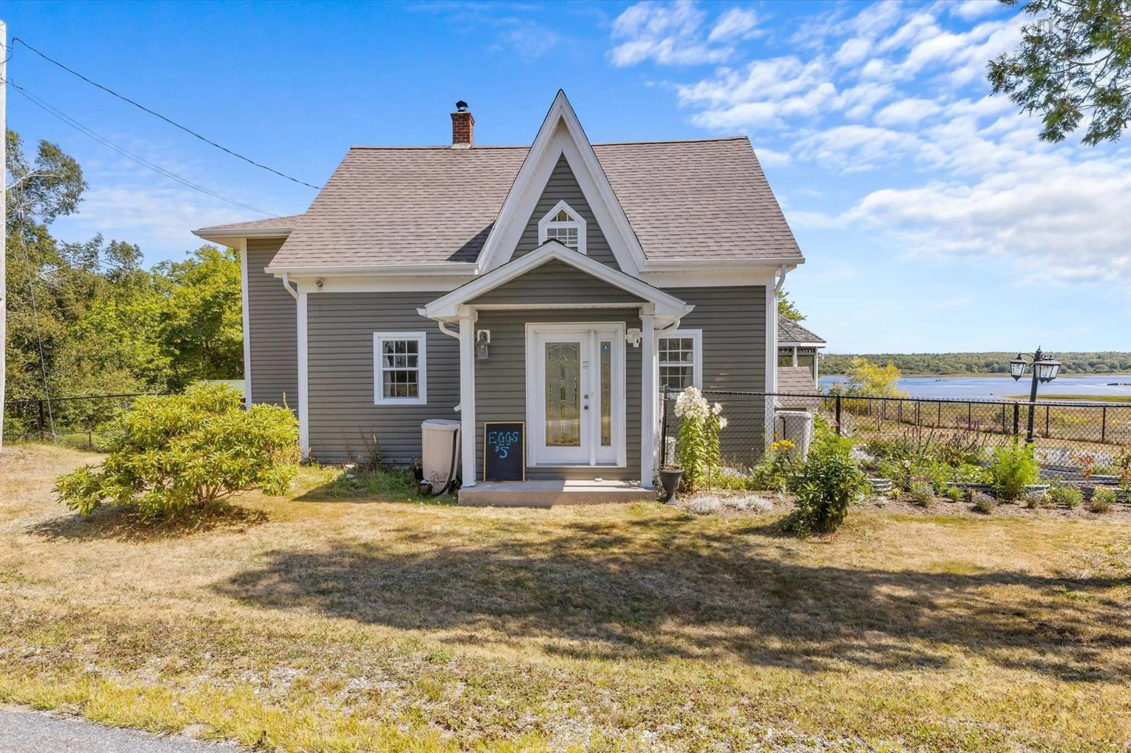 A pic from outside/outdoor area/front of a property/back of a property/a pic from drone, water/lake/river/ocean view for 653 West Sable Rd, West Middle Sable Nova Scotia B0T 1V0