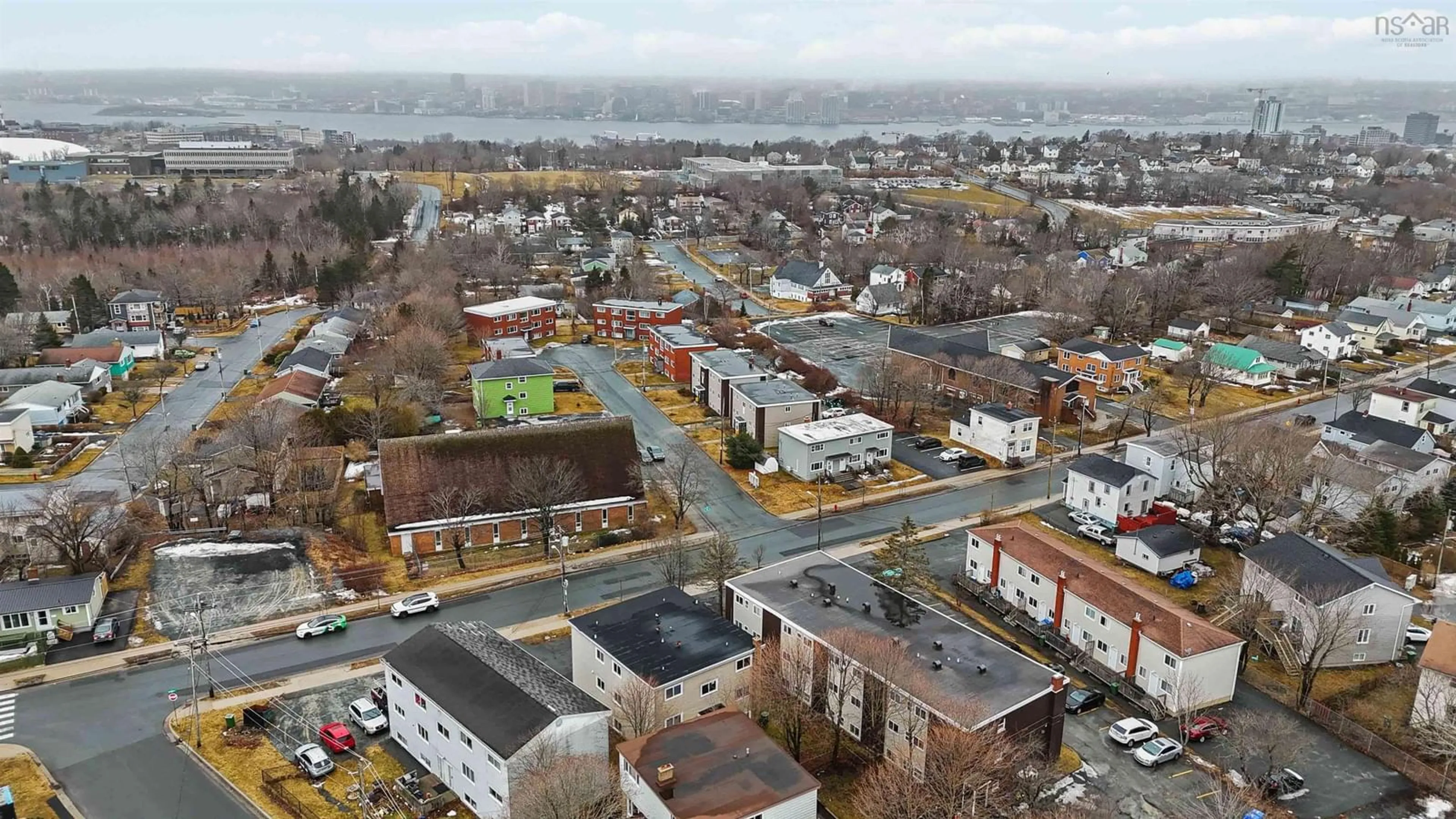 A pic from outside/outdoor area/front of a property/back of a property/a pic from drone, city buildings view from balcony for 37 Gaston Rd, Dartmouth Nova Scotia B2Y 3W2